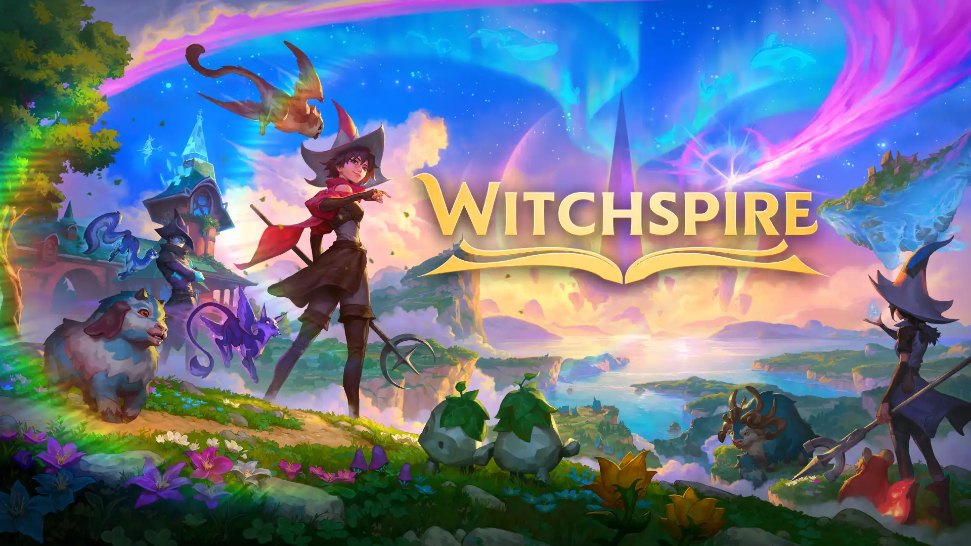 魔法開放世界冒險《Witchspire》正式定名《巫師之塔》 Steam 搶先體驗現已登場 與好友組成⼥巫集會，騎上⾶天掃帚展開奇幻冒險