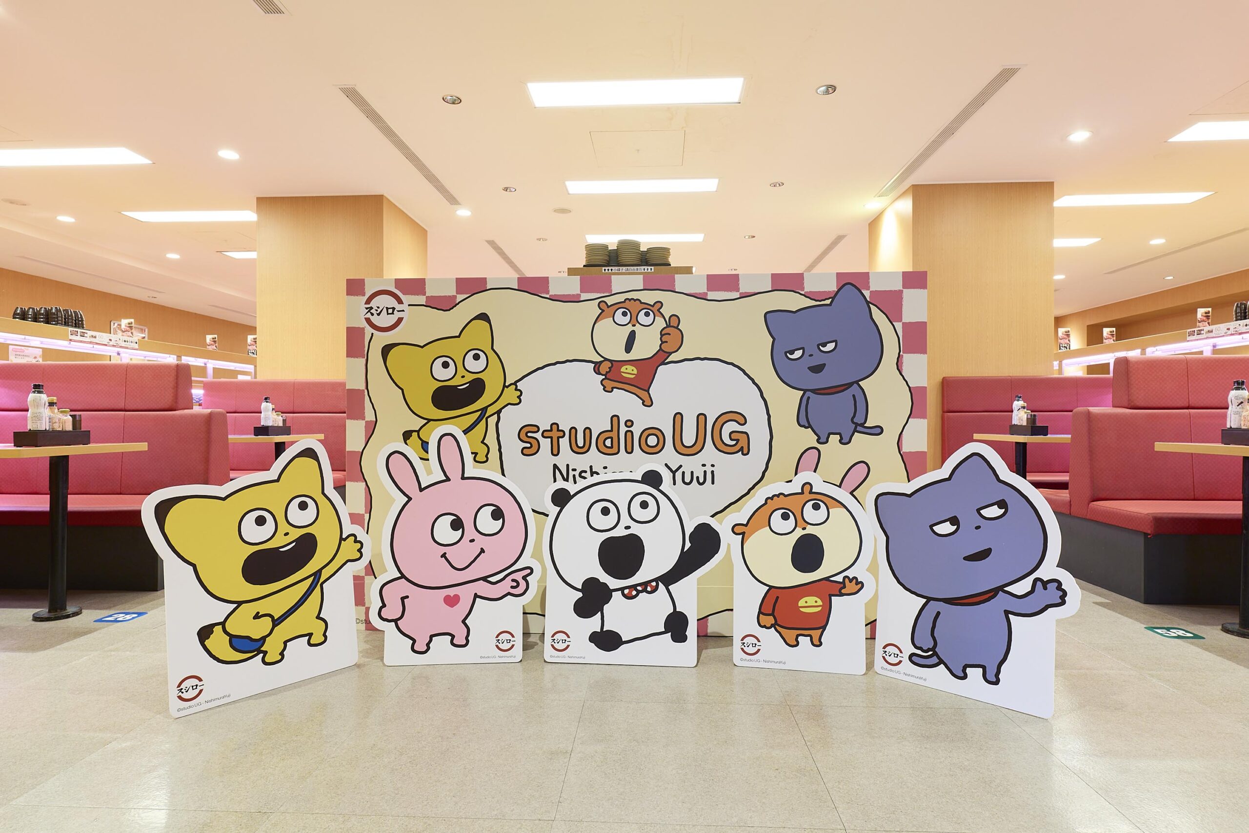 未演先轟動！壽司郎ｘ西村優志《studio UG》聯名即將開跑　6 月 22 日起與熊貓大軍相約一起吃壽司！