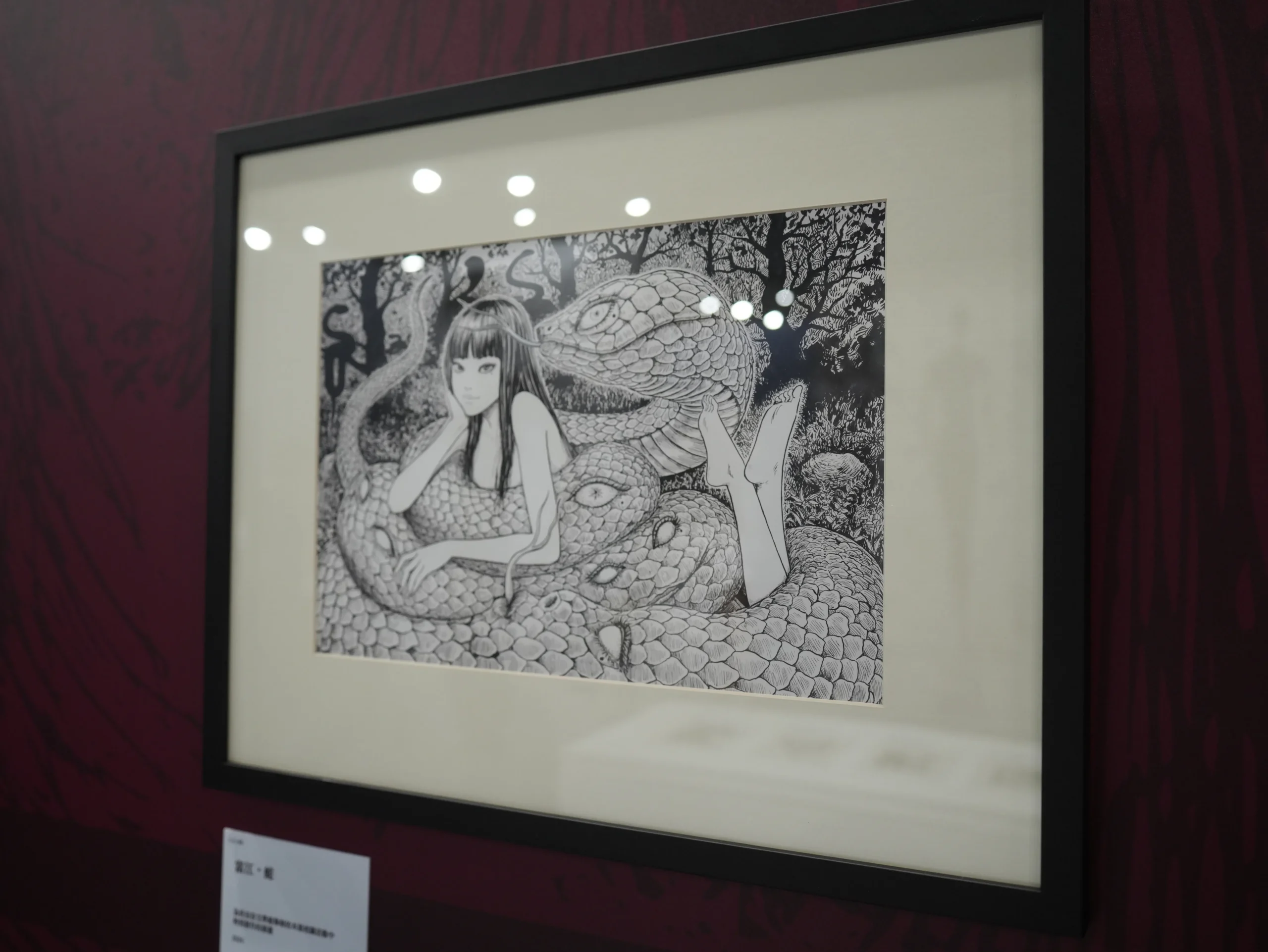 【開箱】伊藤潤二首場海外大型原畫展《伊藤潤二展 誘惑》登台　走進恐怖大師怪誕、詭譎又令人著迷的藝術世界