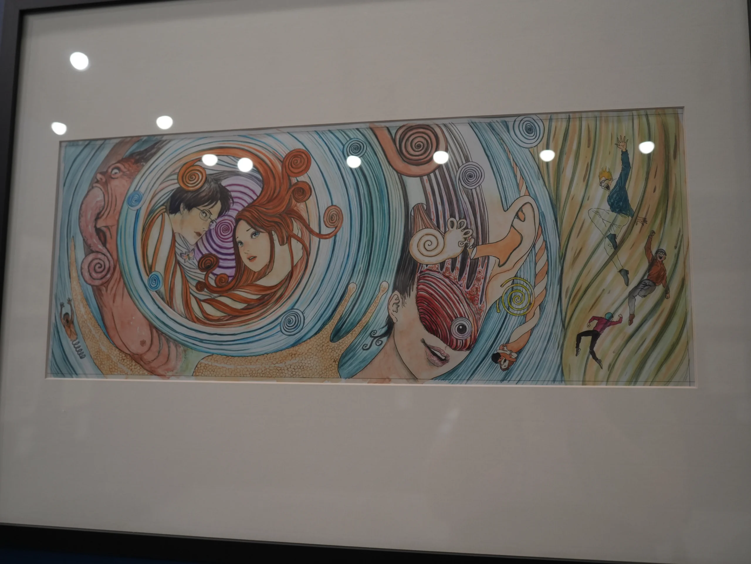 【開箱】伊藤潤二首場海外大型原畫展《伊藤潤二展 誘惑》登台　走進恐怖大師怪誕、詭譎又令人著迷的藝術世界