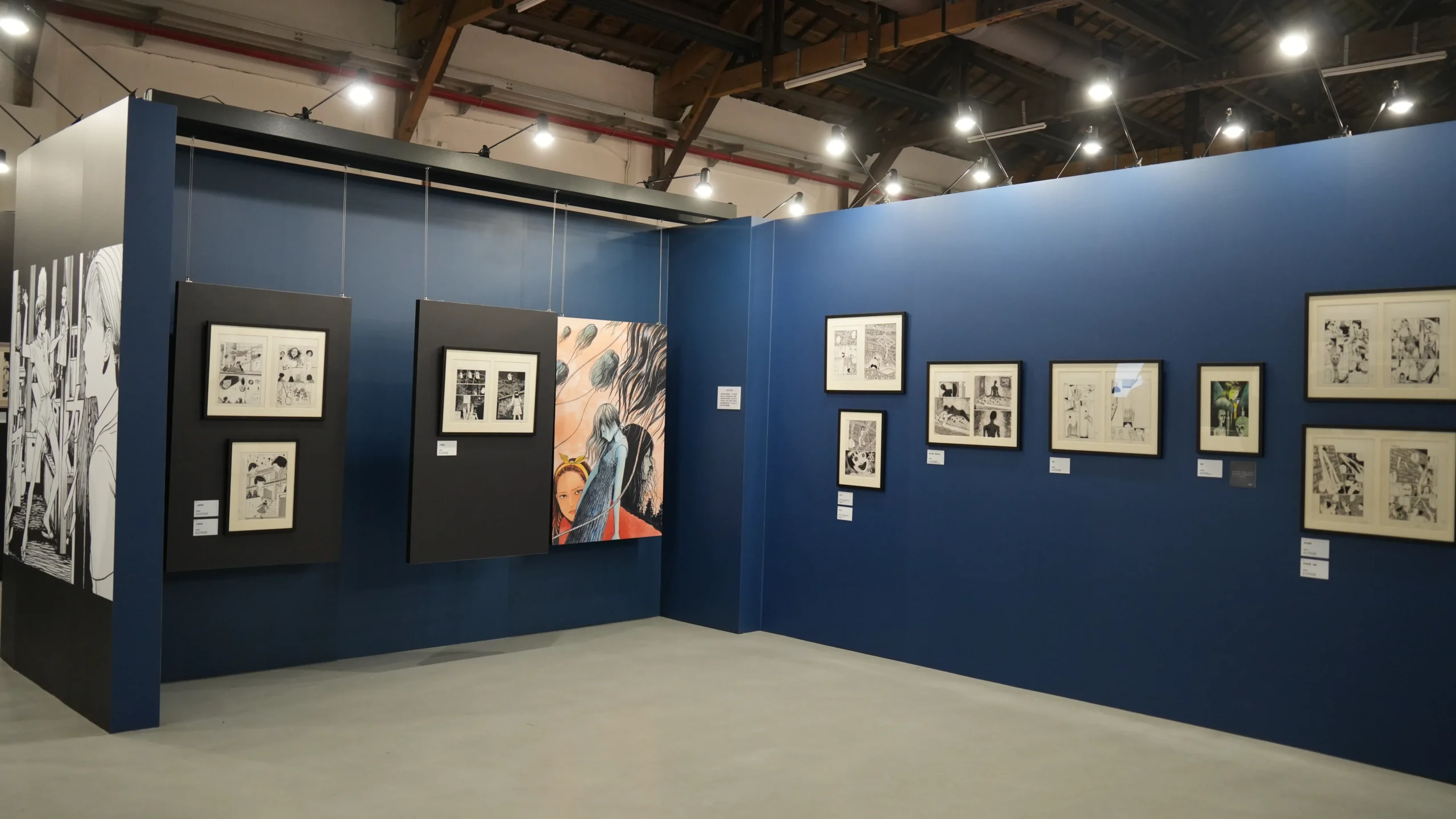 【開箱】伊藤潤二首場海外大型原畫展《伊藤潤二展 誘惑》登台　走進恐怖大師怪誕、詭譎又令人著迷的藝術世界
