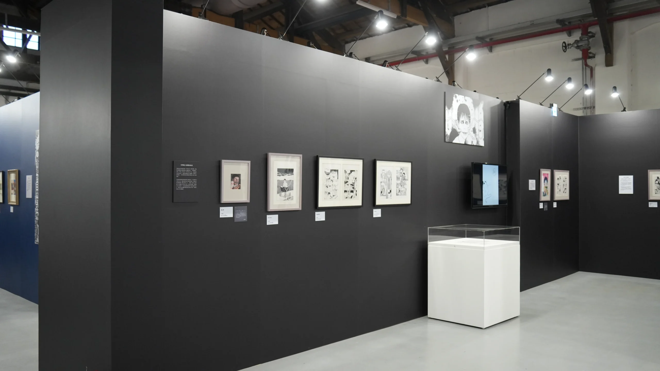 【開箱】伊藤潤二首場海外大型原畫展《伊藤潤二展 誘惑》登台　走進恐怖大師怪誕、詭譎又令人著迷的藝術世界