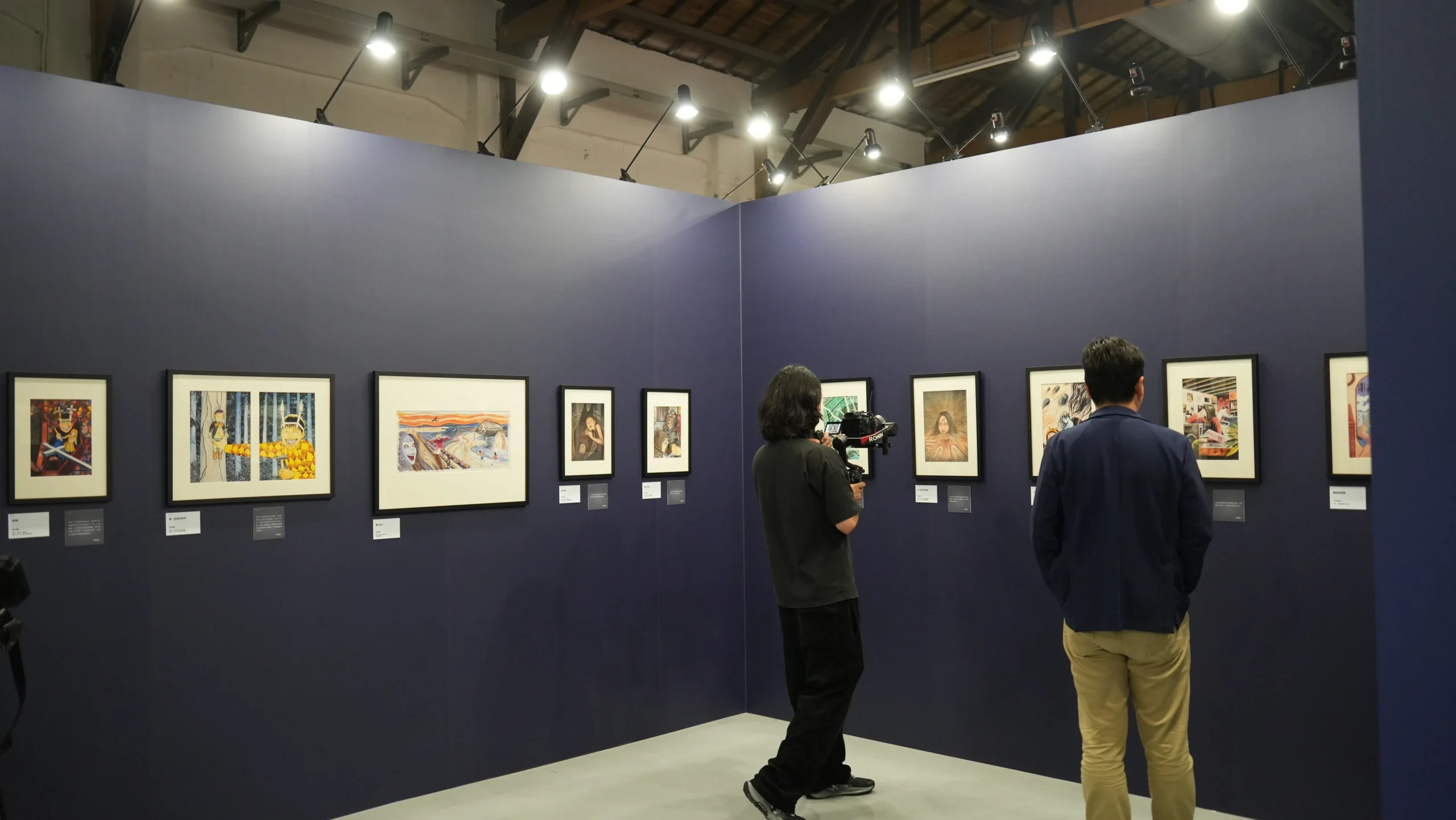 【開箱】伊藤潤二首場海外大型原畫展《伊藤潤二展 誘惑》登台　走進恐怖大師怪誕、詭譎又令人著迷的藝術世界