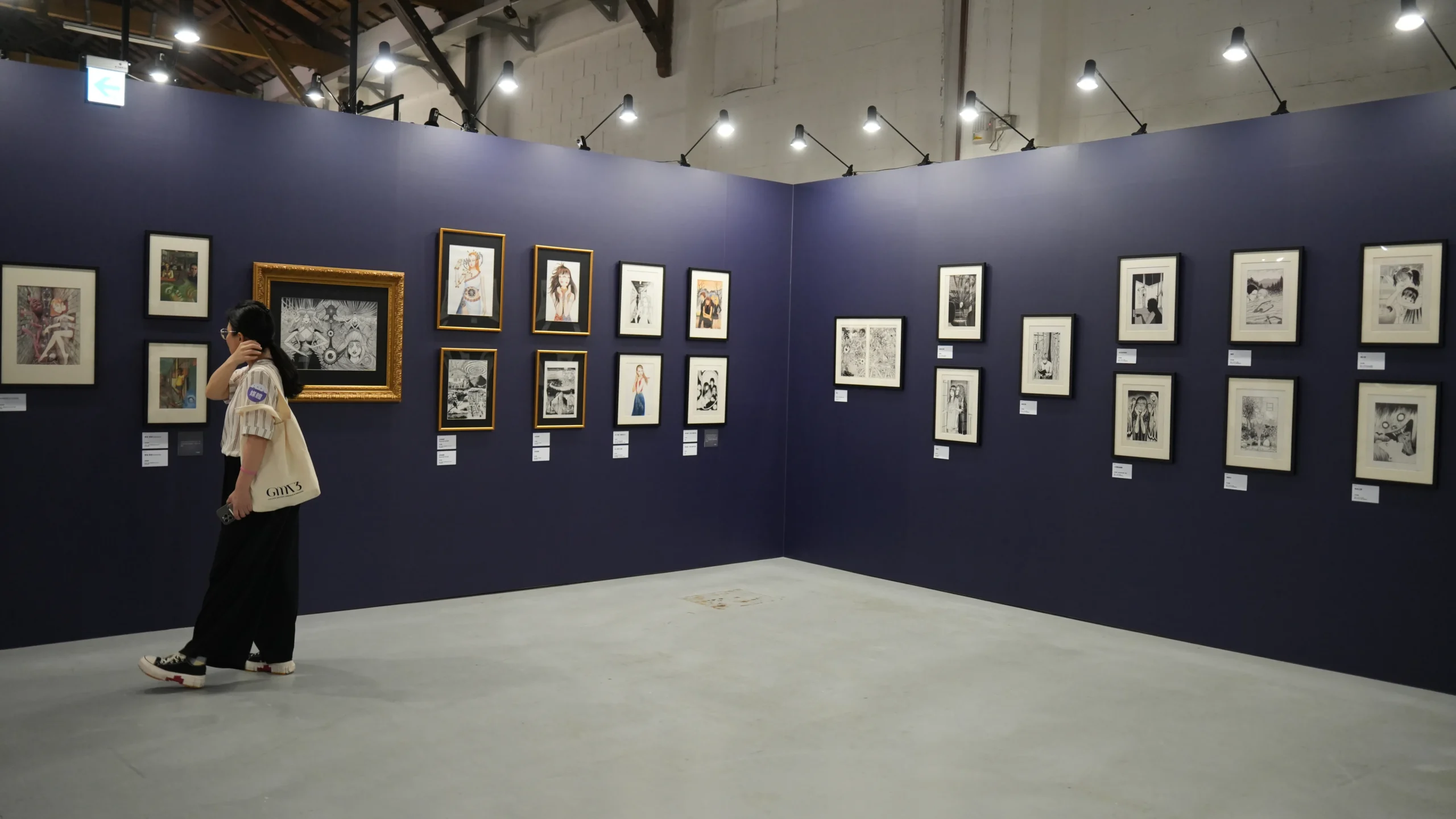 【開箱】伊藤潤二首場海外大型原畫展《伊藤潤二展 誘惑》登台　走進恐怖大師怪誕、詭譎又令人著迷的藝術世界