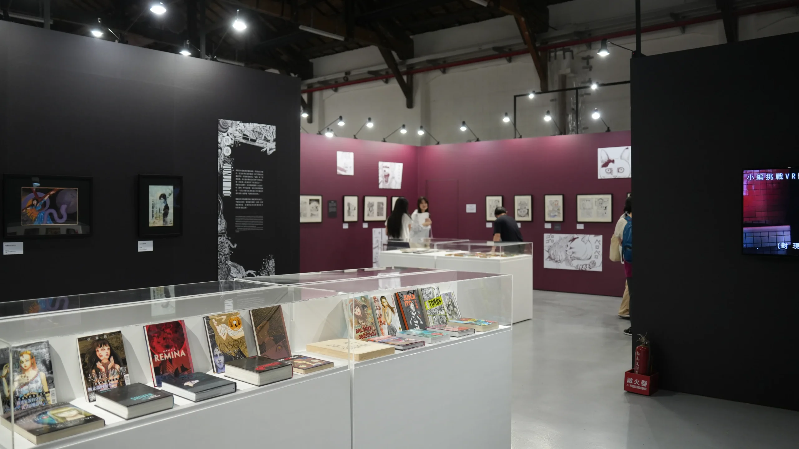 【開箱】伊藤潤二首場海外大型原畫展《伊藤潤二展 誘惑》登台　走進恐怖大師怪誕、詭譎又令人著迷的藝術世界