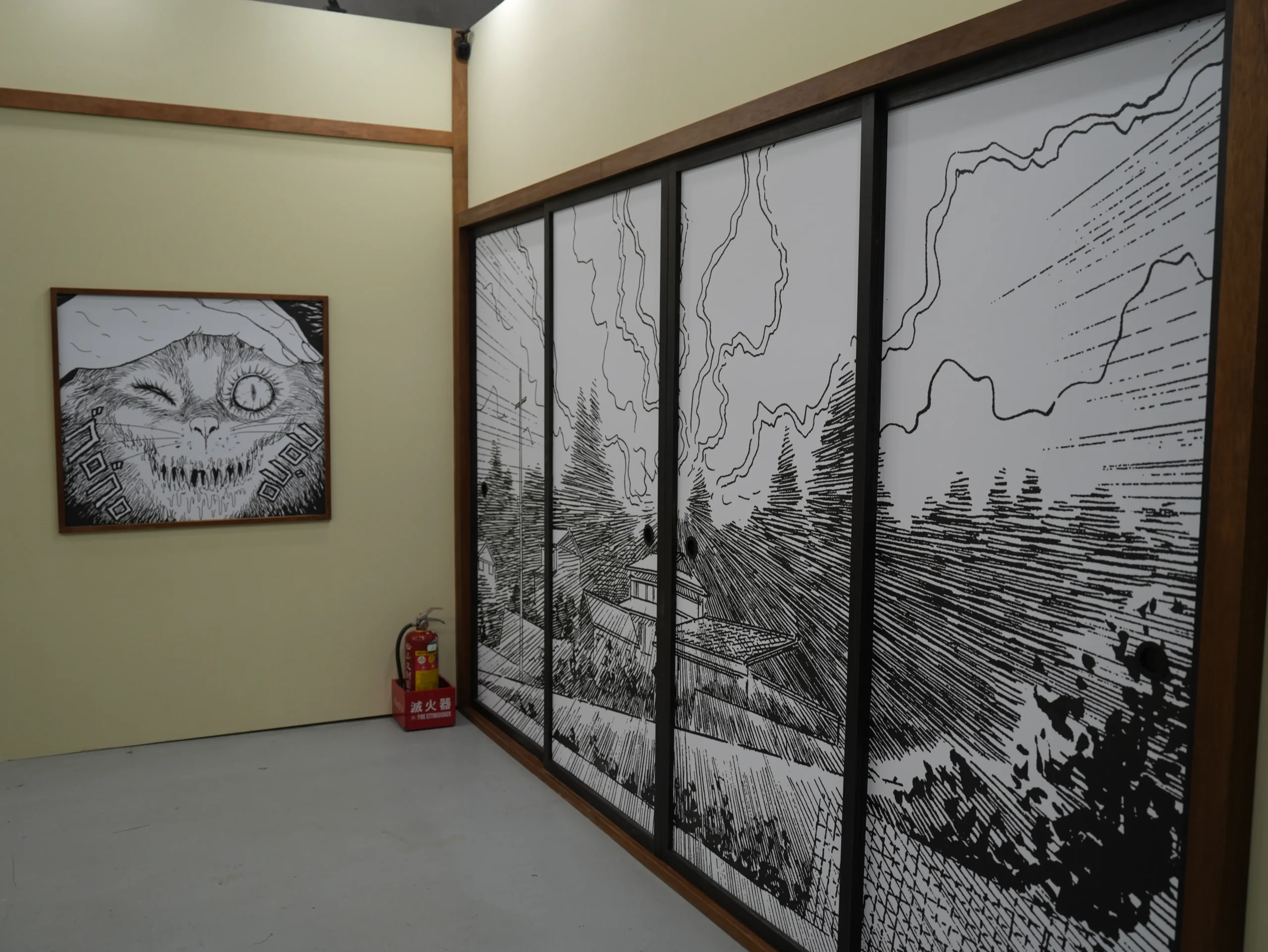 【開箱】伊藤潤二首場海外大型原畫展《伊藤潤二展 誘惑》登台　走進恐怖大師怪誕、詭譎又令人著迷的藝術世界