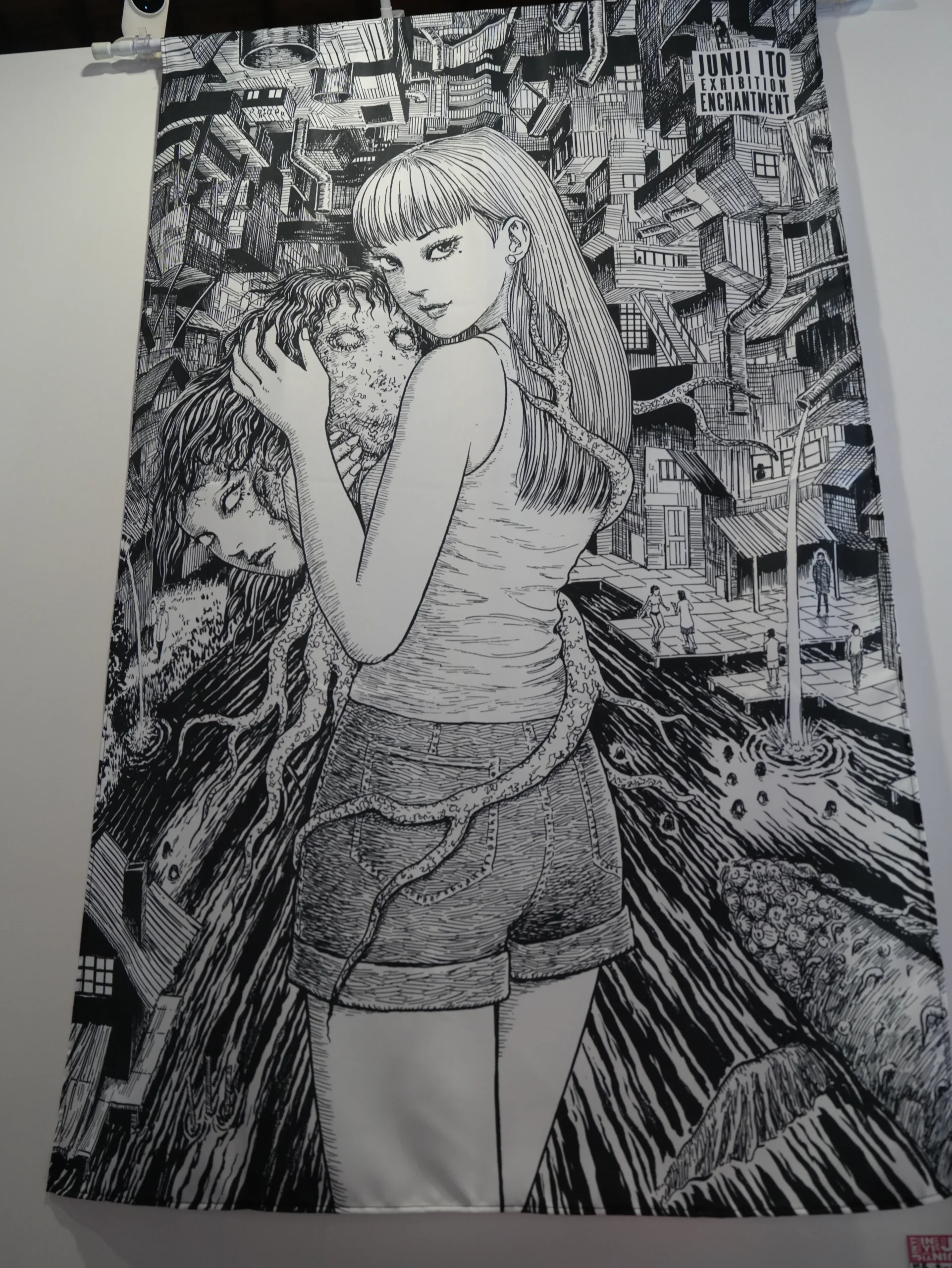【開箱】伊藤潤二首場海外大型原畫展《伊藤潤二展 誘惑》登台　走進恐怖大師怪誕、詭譎又令人著迷的藝術世界