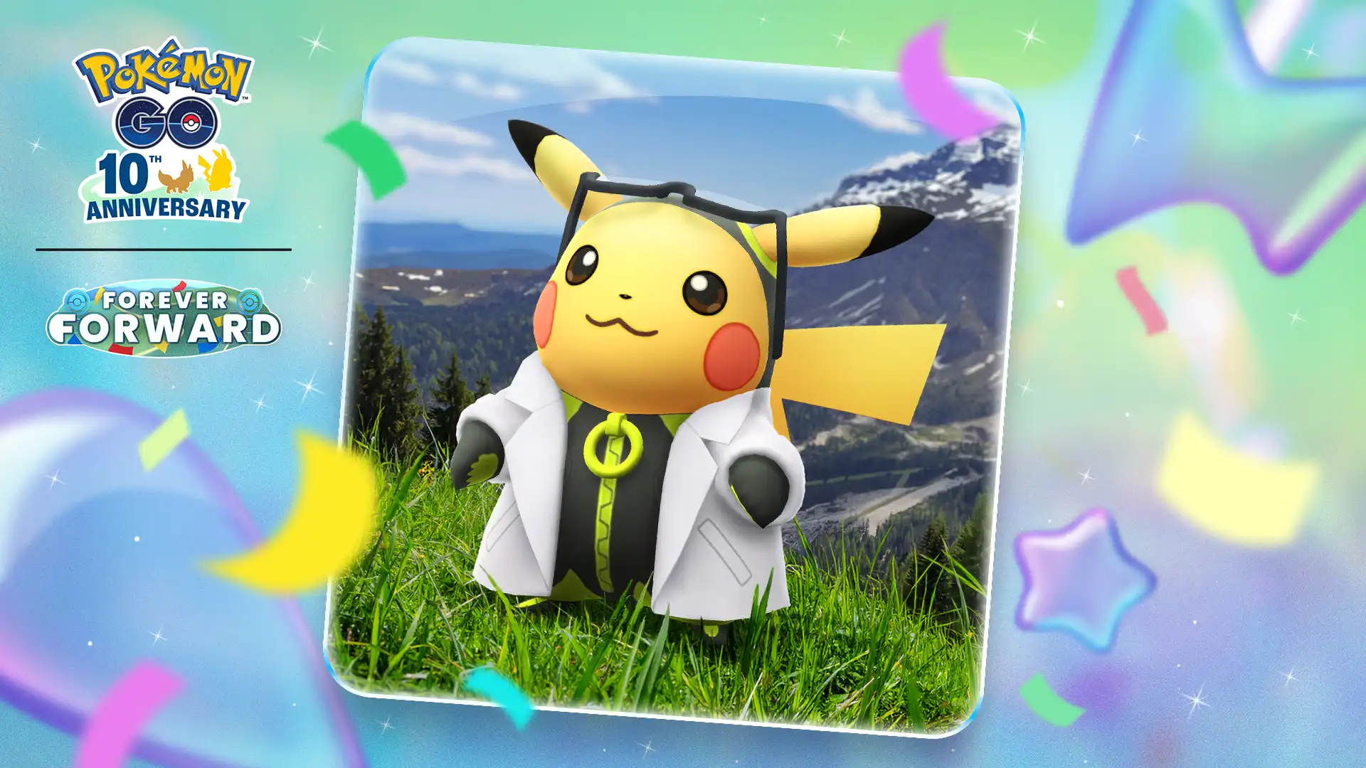 《Pokémon GO》今釋出七月「10 週年紀念」活動資訊 讓扮裝「皮卡丘」陪你度過精彩七月！