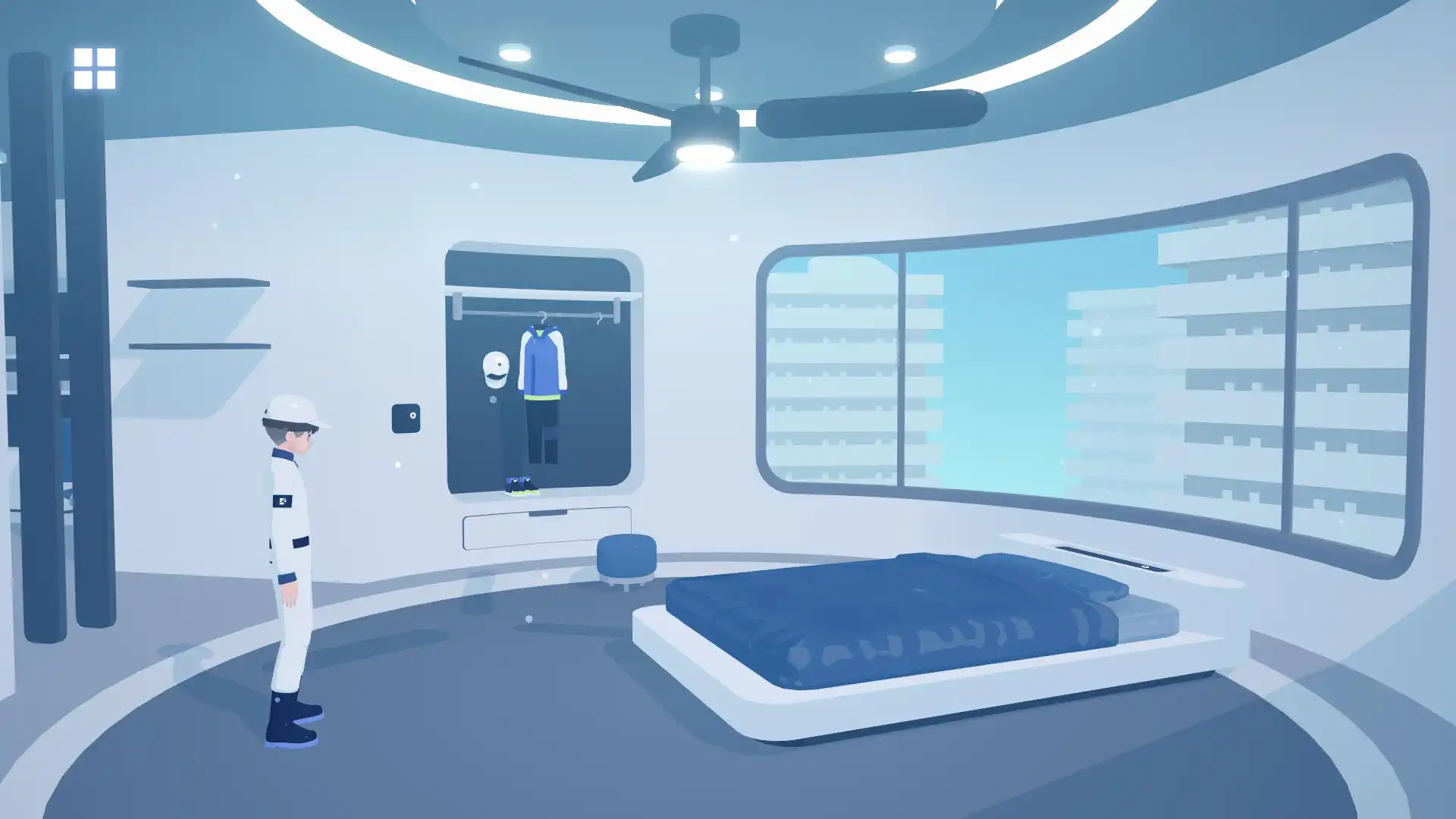 Annapurna Interactive 正式推出《D-Topia》，⼀場探索 AI 與⼈類未來的科幻敘事冒險