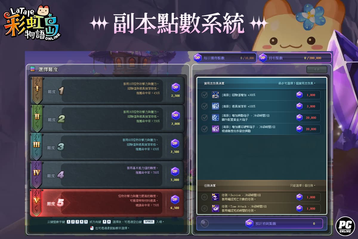 《彩虹島物語》改版「惡魔的低語」新章登場 星座系統上限同步開放