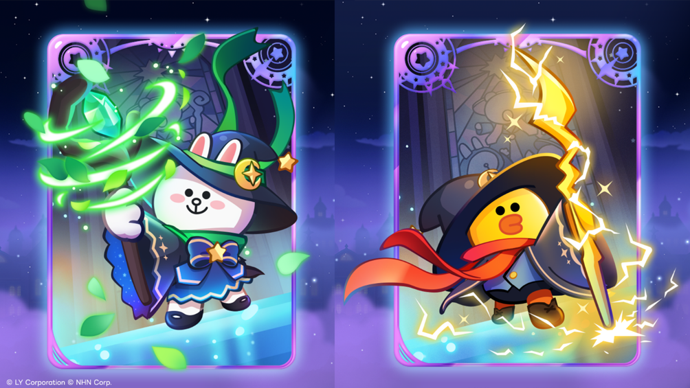 LINE GAME 首款合併手遊《LINE 熊大魔奇學院》全新登場魔法世界大門已開啟 快跟著熊大兔兔一起拿好康冒險趣