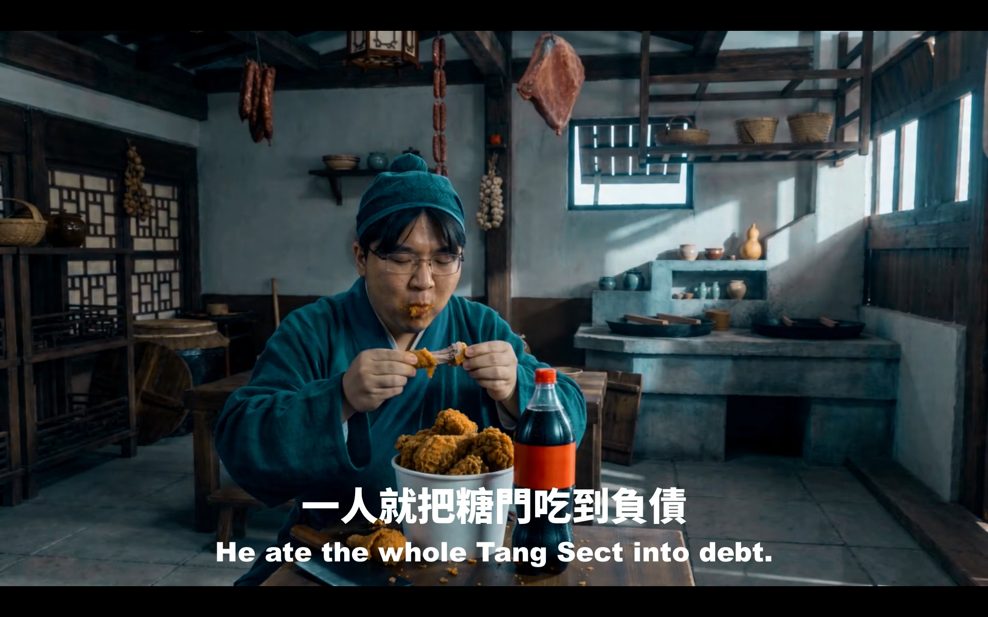 網友二創「活俠傳」惡搞作品　Twitch 實況主 AI 飾演短片「瘸俠傳」正式發布