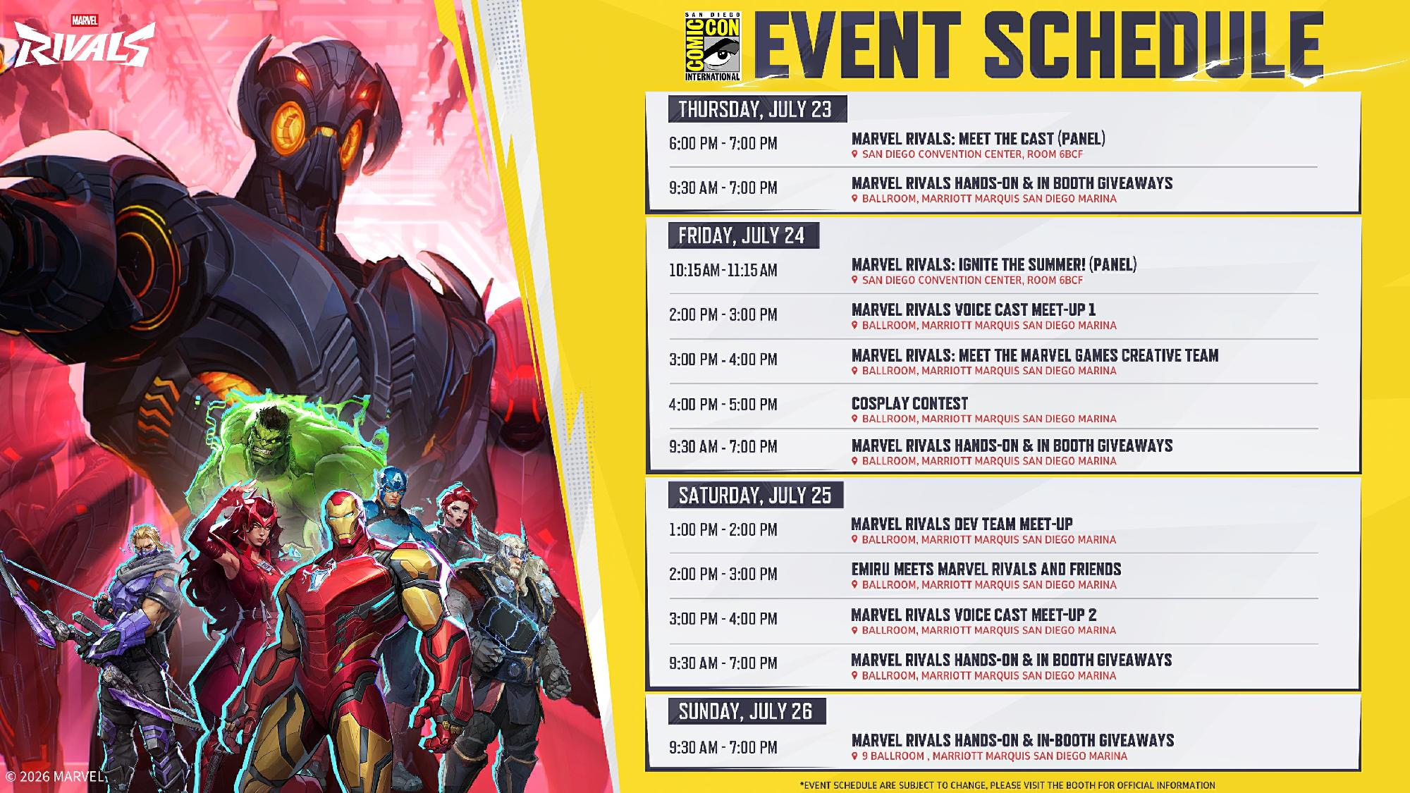 漫威重磅回歸 SDCC 2026!《復仇者聯盟:末日崛起》預告搶先公開 將首度曝光漫威宇宙未來藍圖