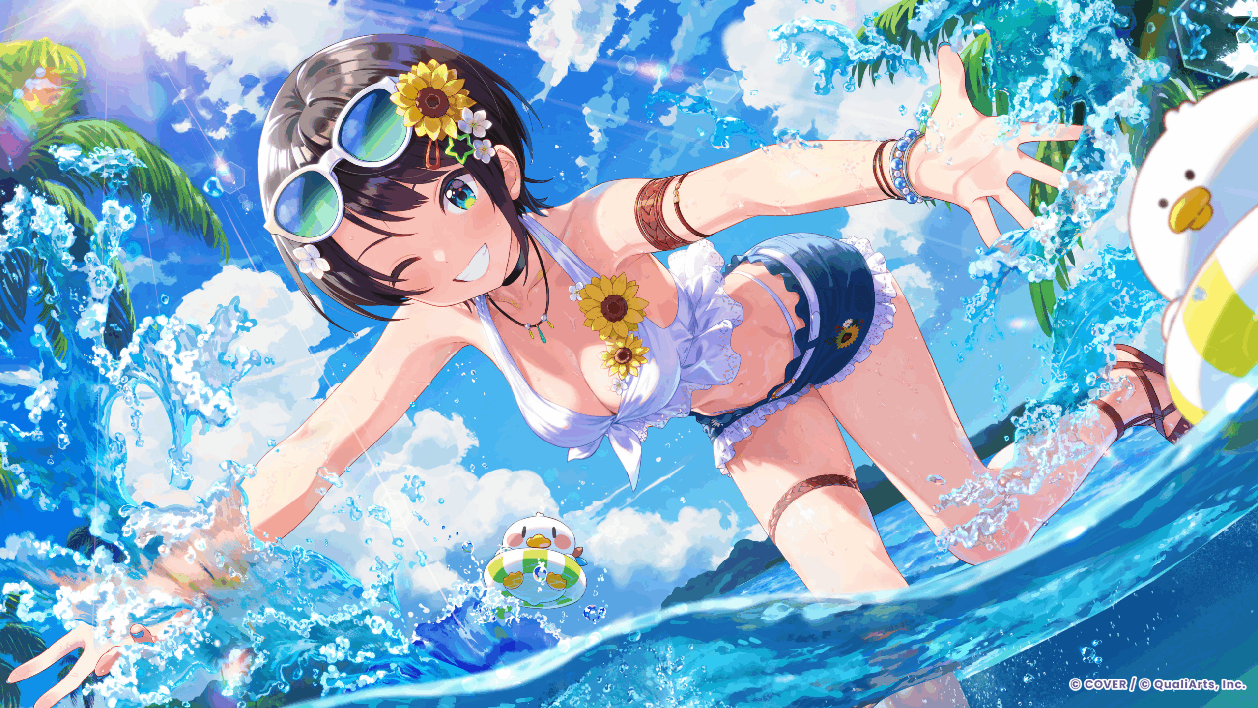 團長的超浮誇身材一覽無遺！《hololive Dreams》首波夏日活動今日開跑　白銀諾艾爾等 5 位人氣成員泳裝卡池同步解鎖