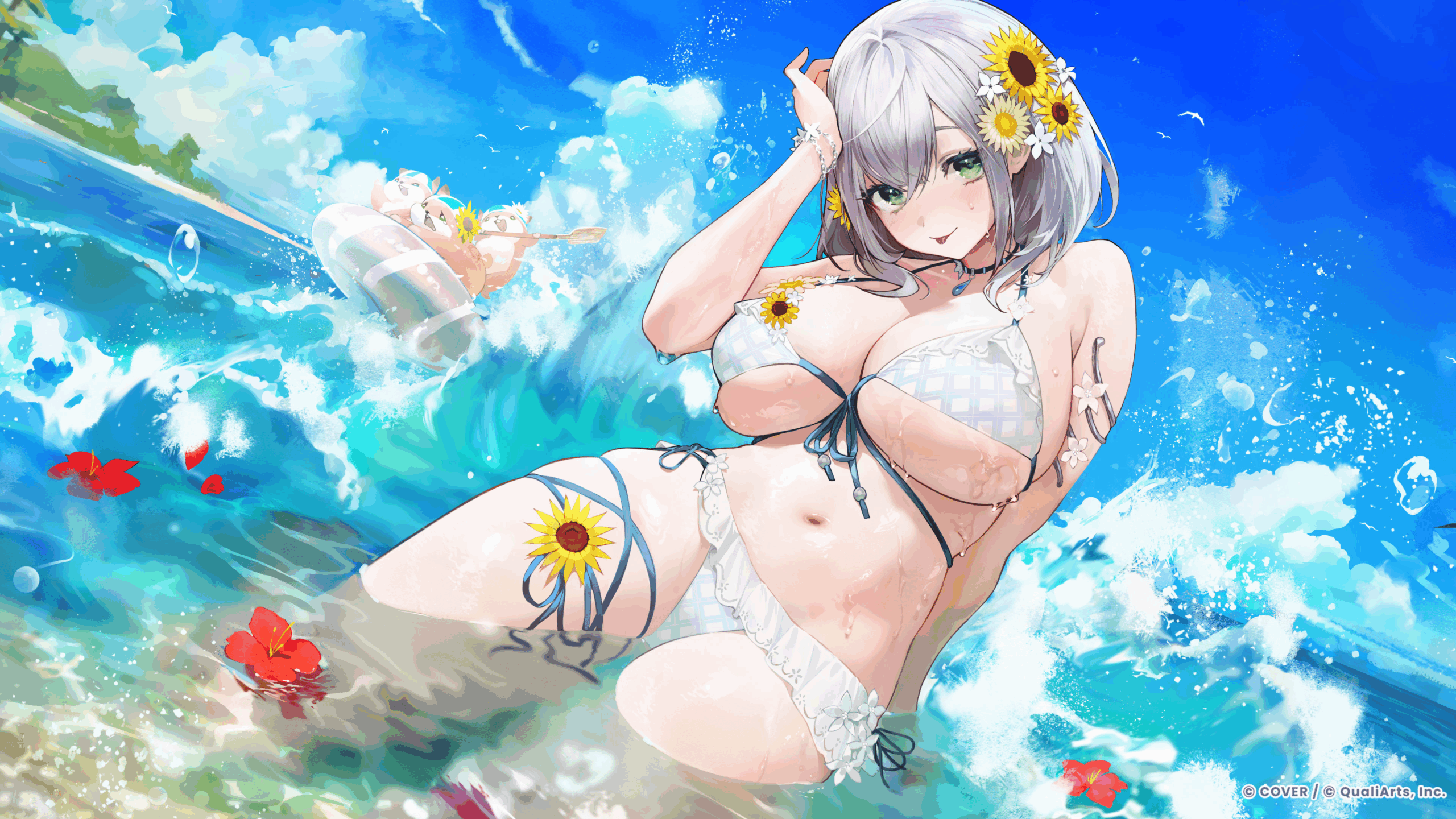 團長的超浮誇身材一覽無遺！《hololive Dreams》首波夏日活動今日開跑　白銀諾艾爾等 5 位人氣成員泳裝卡池同步解鎖