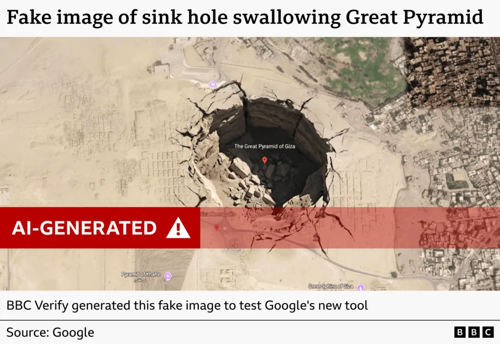 上線僅一天急踩煞車!Google Earth 撤回 AI 繪圖工具 用戶造「假天災與地標毀滅」圖引發專家憂慮