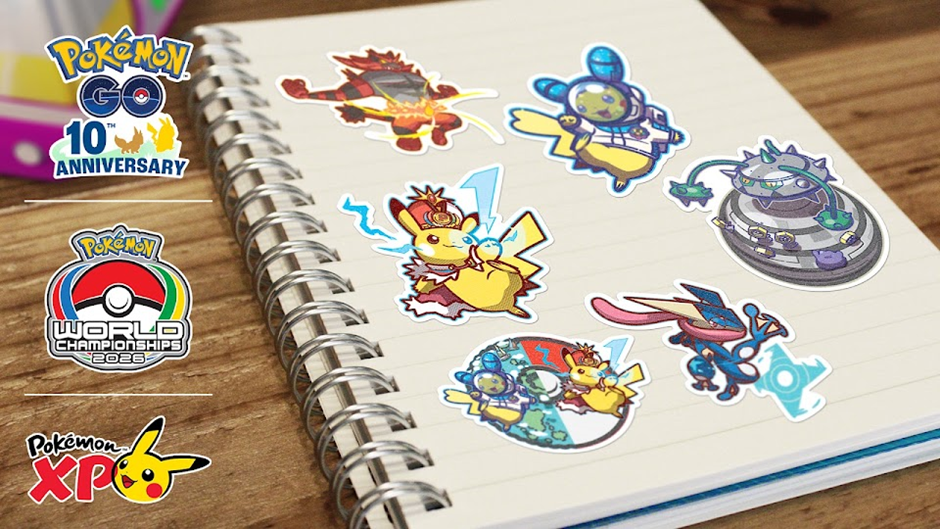 跟著《Pokémon GO》歡慶「PokémonXP」與「Pokémon World Championships 2026」！