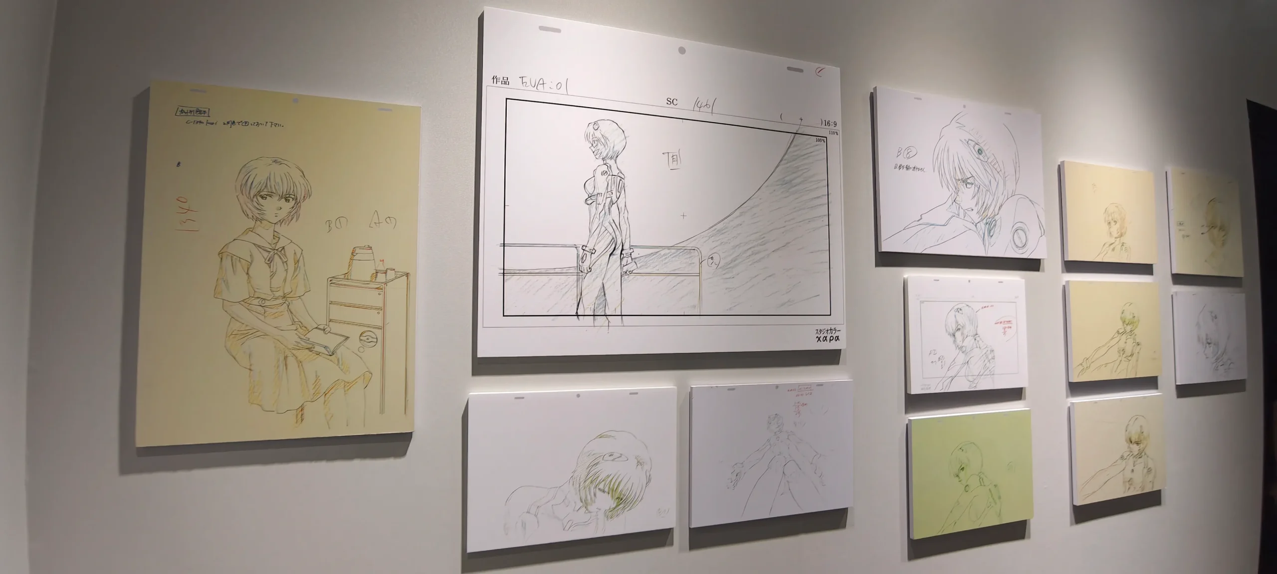 【開箱】《Lines of EVANGELION 新世紀福音戰士展：線》台北站搶先看　透過線條的張力述說著經典背後的創作軌跡