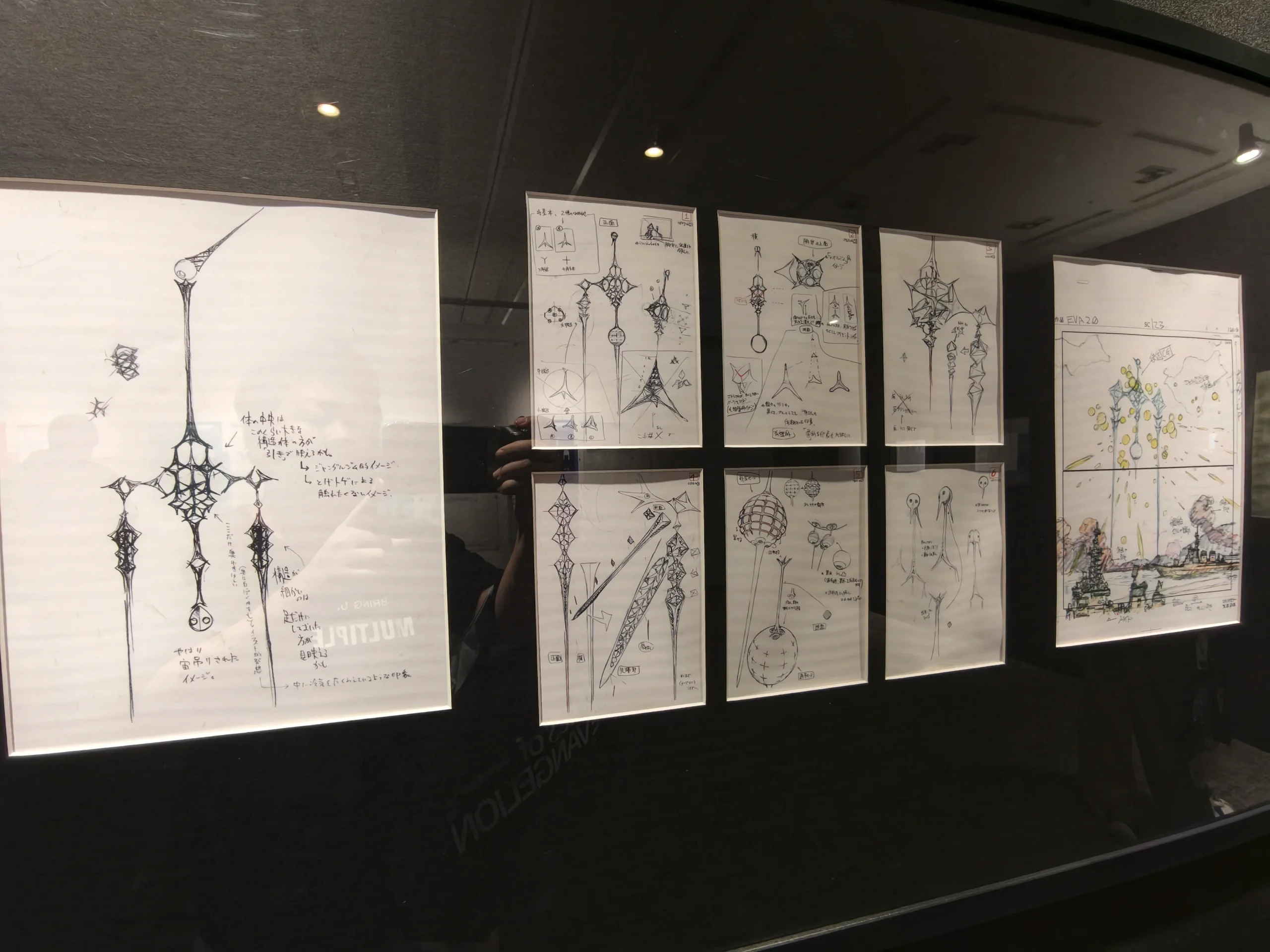 【開箱】《Lines of EVANGELION 新世紀福音戰士展：線》台北站搶先看　透過線條的張力述說著經典背後的創作軌跡