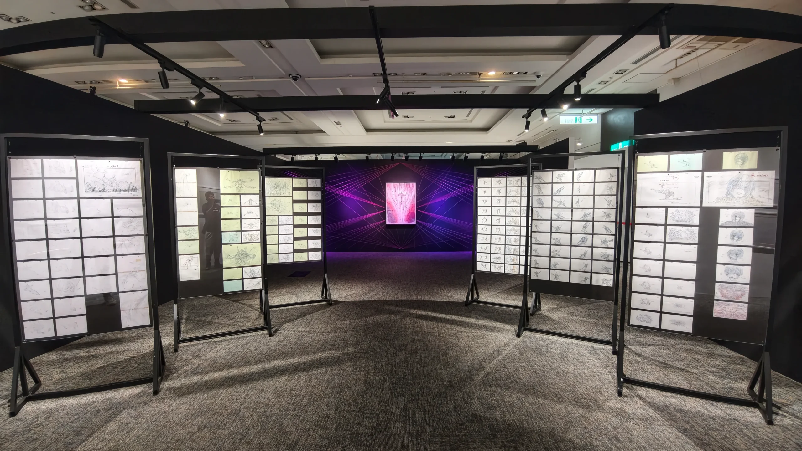 【開箱】《Lines of EVANGELION 新世紀福音戰士展:線》台北站搶先看 透過線條的張力述說著經典背後的創作軌跡