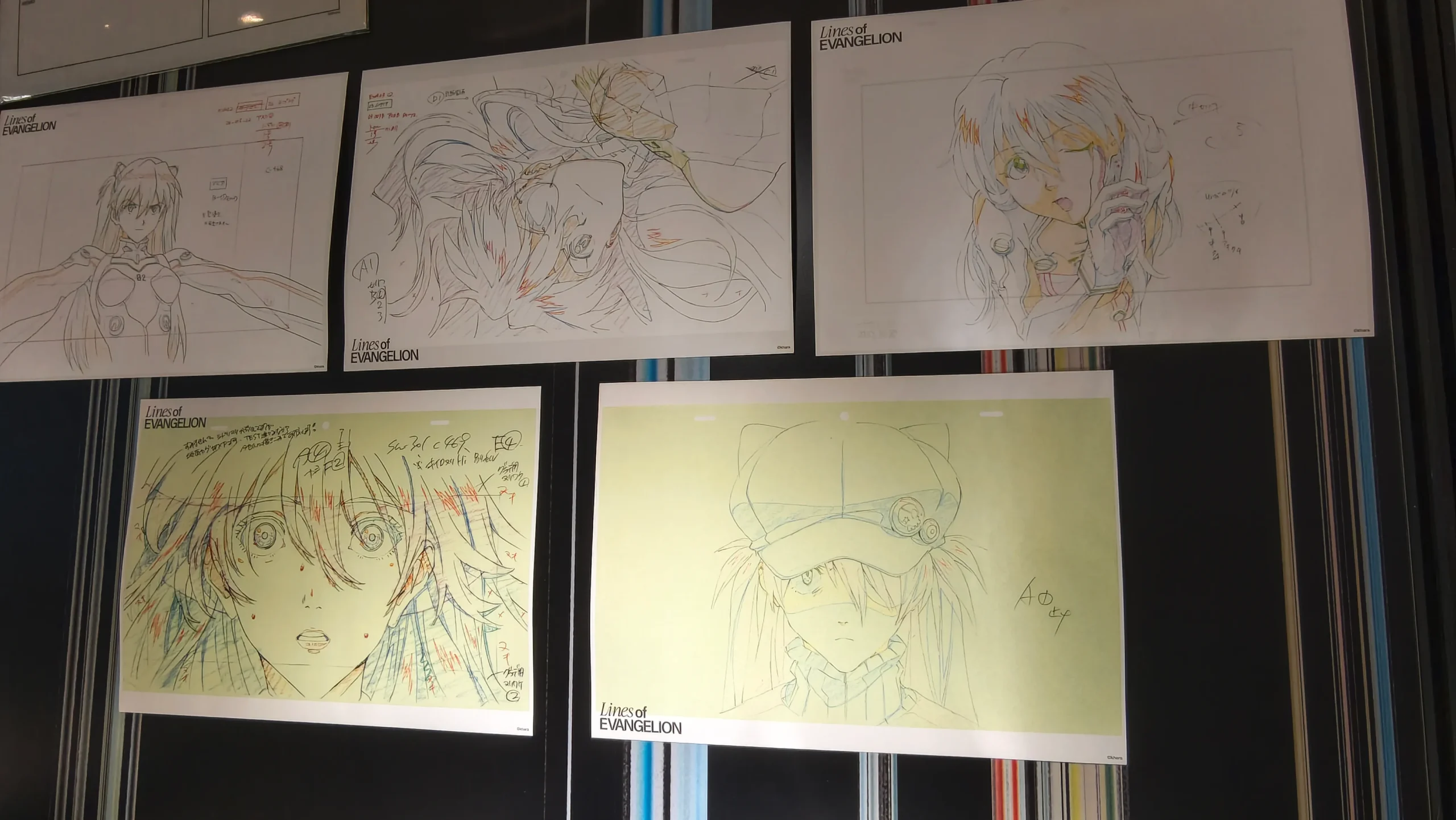【開箱】《Lines of EVANGELION 新世紀福音戰士展：線》台北站搶先看　透過線條的張力述說著經典背後的創作軌跡