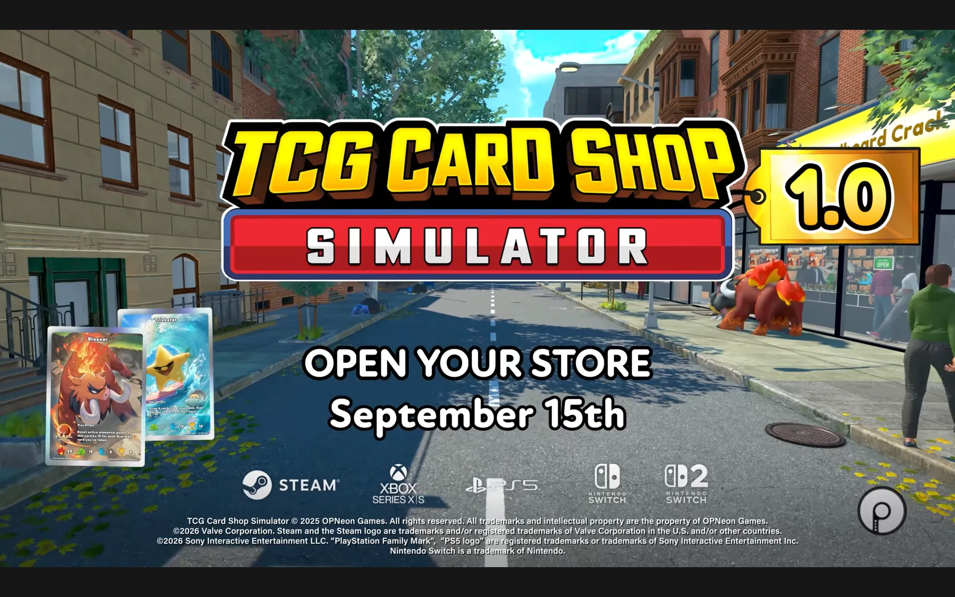 《TCG卡牌店模擬器》宣布即將推出正式版　首度實裝「店內打牌」全面登陸家用主機平台