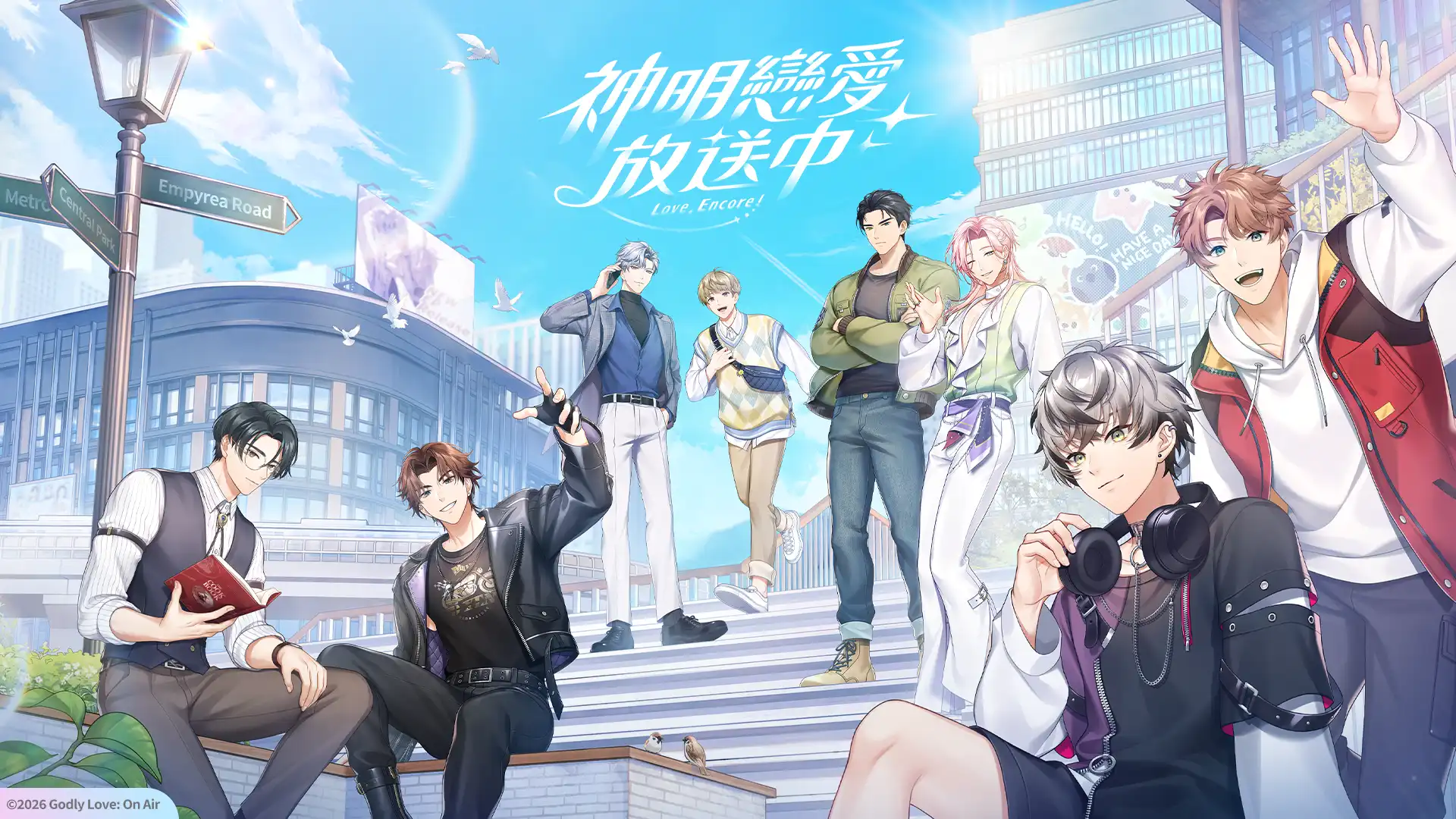 全新原創 BL 遊戲《神明戀愛放送中》官網正式開啟  世界觀同步公開！願力百分百，心動不停播！