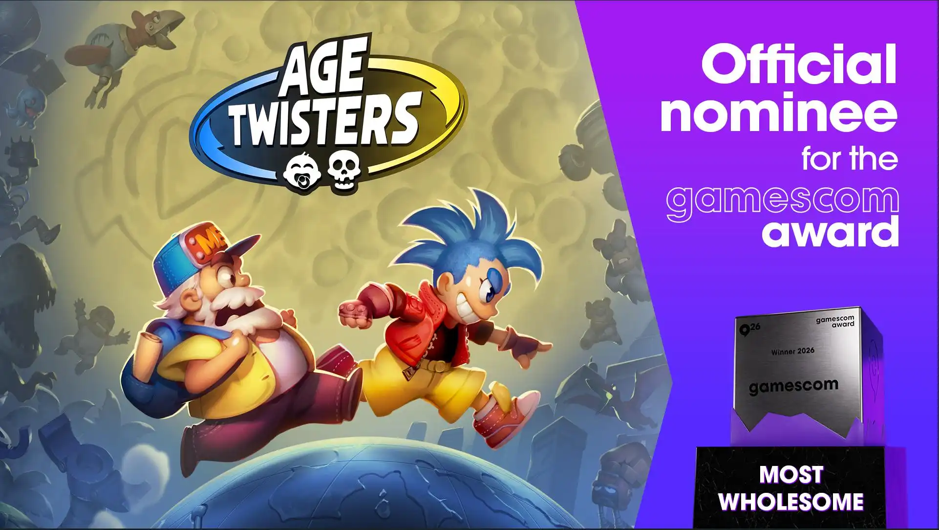 KRAFTON《Age Twisters》入圍 2026 年科隆遊戲展「最佳療癒遊戲」西班牙 Piccolo Studio 傾力打造！祖孫穿梭時空尋親，全球最大遊戲展現場首度開放實機試玩