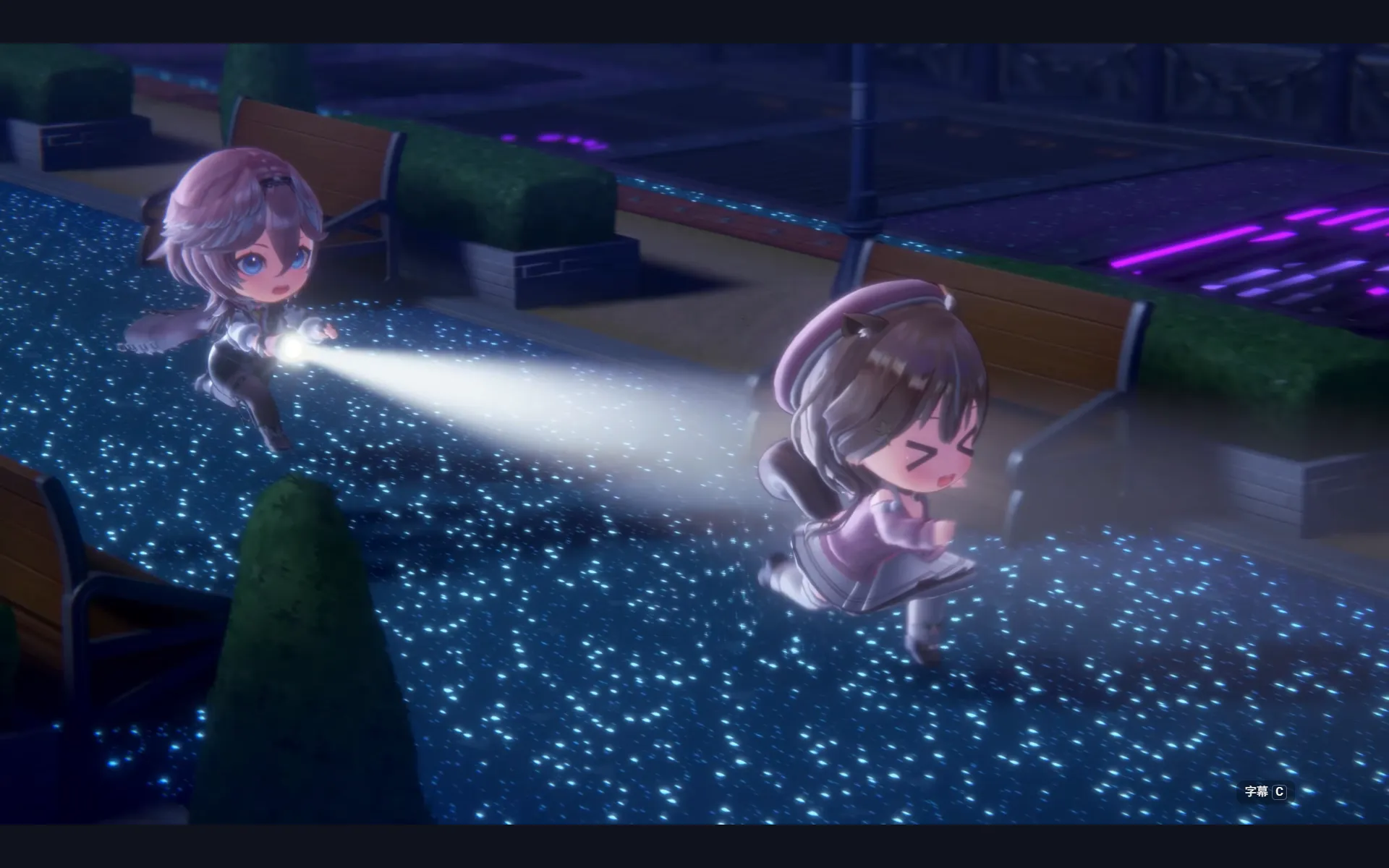和 holoX 一起展開追逐吧！《hololive Dreams》全新十人非對稱小遊戲「夜色追逐戰」即將正式實裝