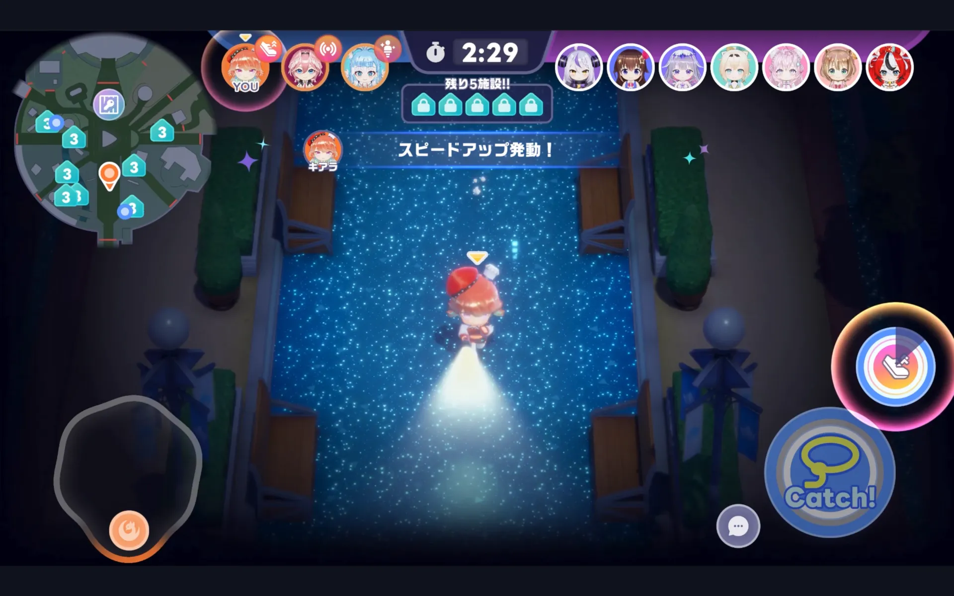 和 holoX 一起展開追逐吧！《hololive Dreams》全新十人非對稱小遊戲「夜色追逐戰」即將正式實裝