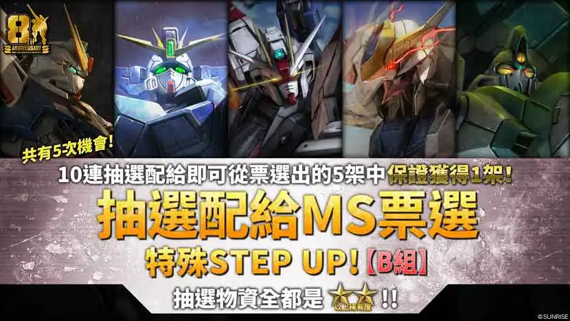 PlayStation®5／PlayStation®4『機動戰士鋼彈 激戰任務２』「8週年後夜祭」盛大開跑！「鋼彈DX」正式參戰！！