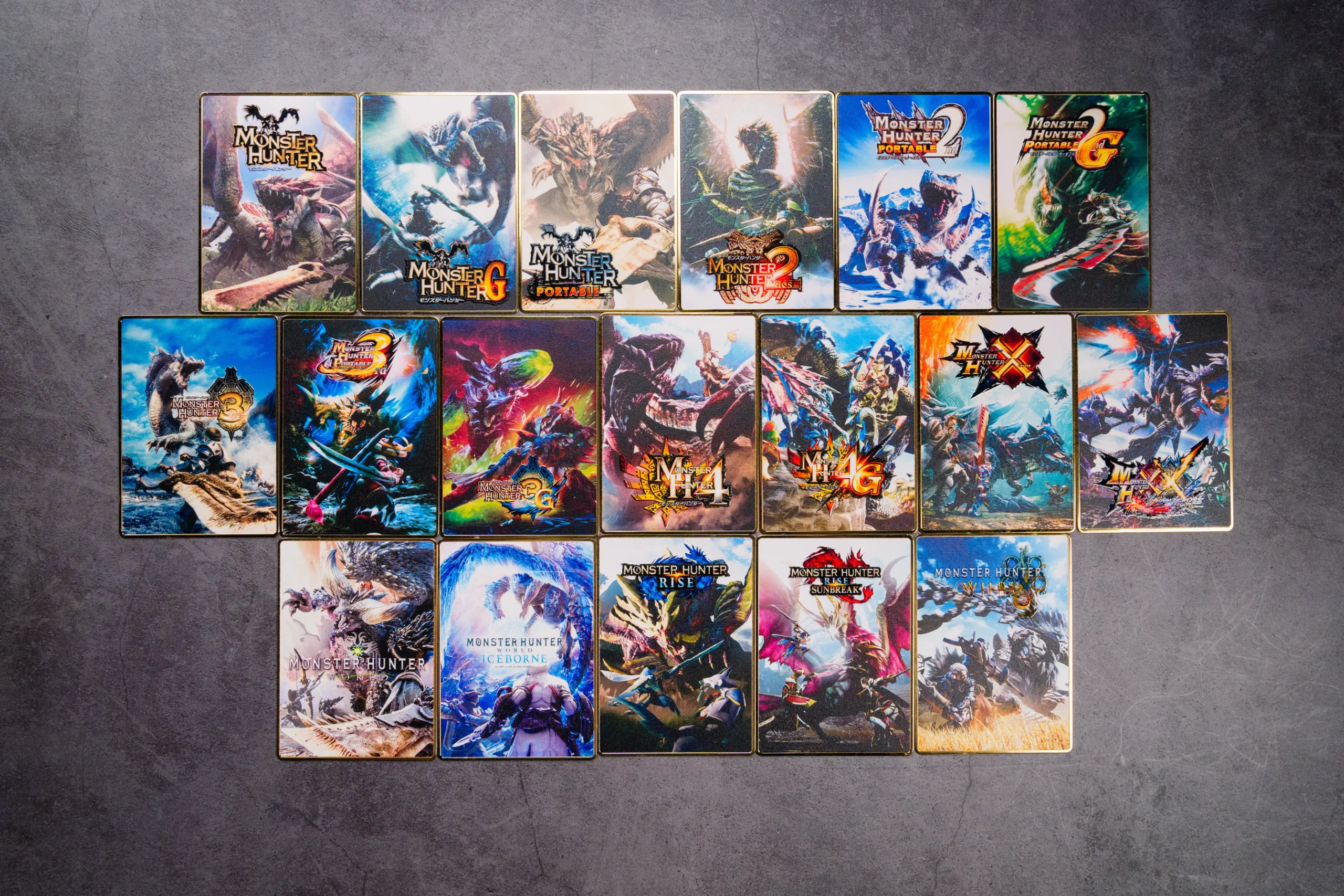 歷代遊戲視覺實體化！高收藏價值！《MONSTER HUNTER》金屬卡牌官方授權商品預購開跑