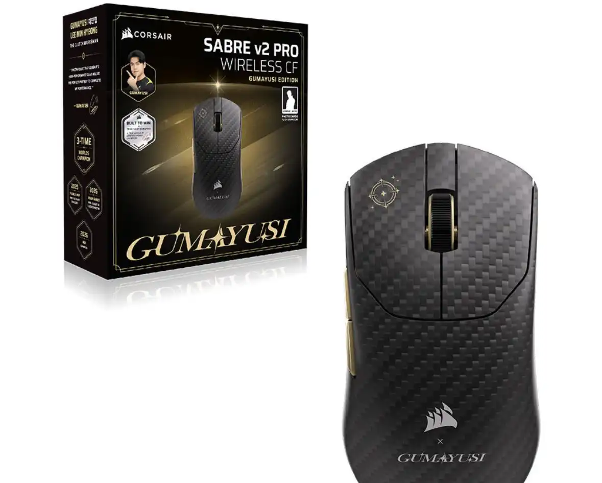Gumayusi x CORSAIR 推出聯名電競鍵盤滑鼠 更有機會抽見面會資格！