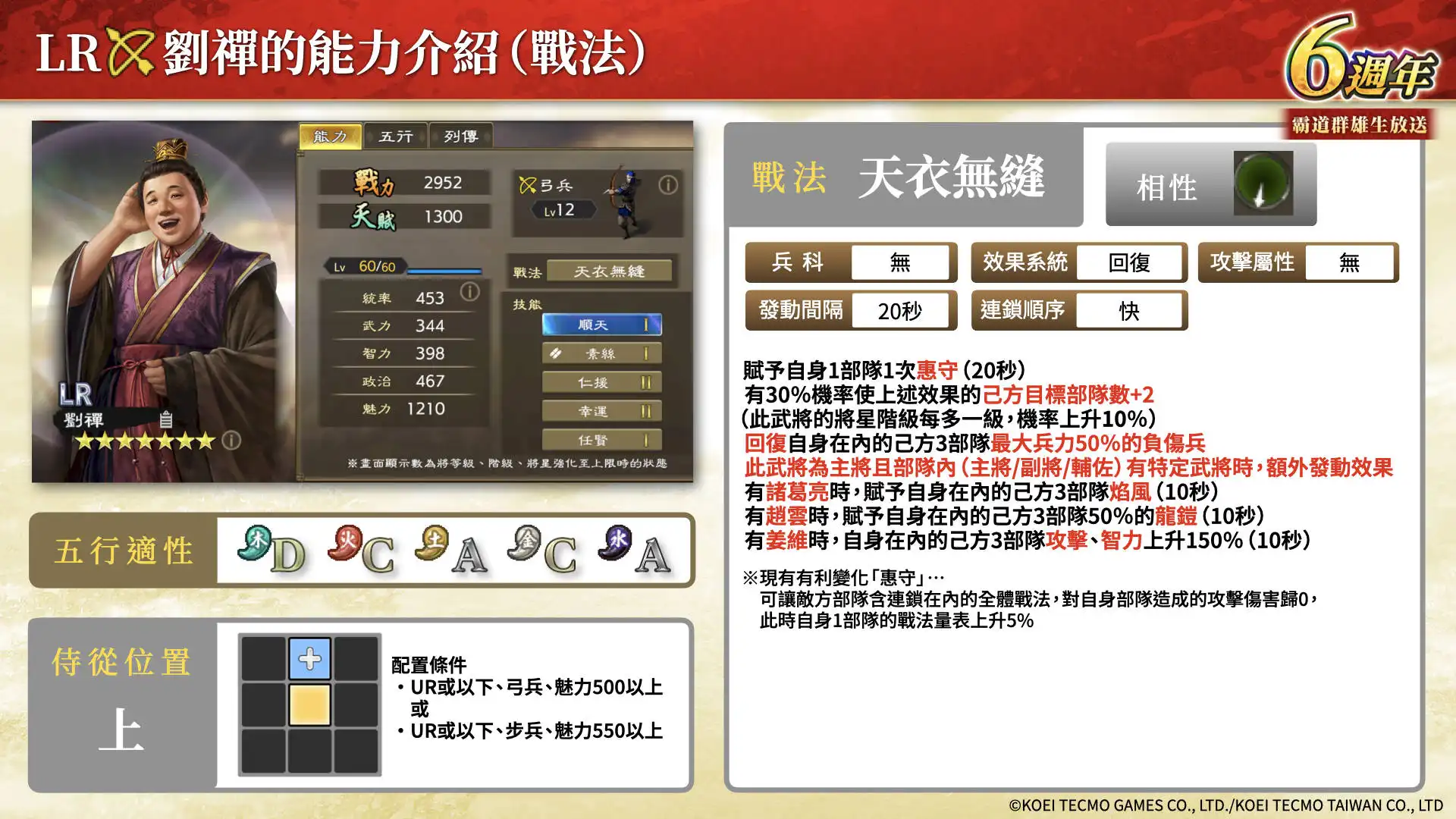 『三國志 霸道』新賽季「龍氣連響」開跑!全新 LR武將「馬超」與「陸遜」9月更新登場 ～新兵科「工兵」登場～