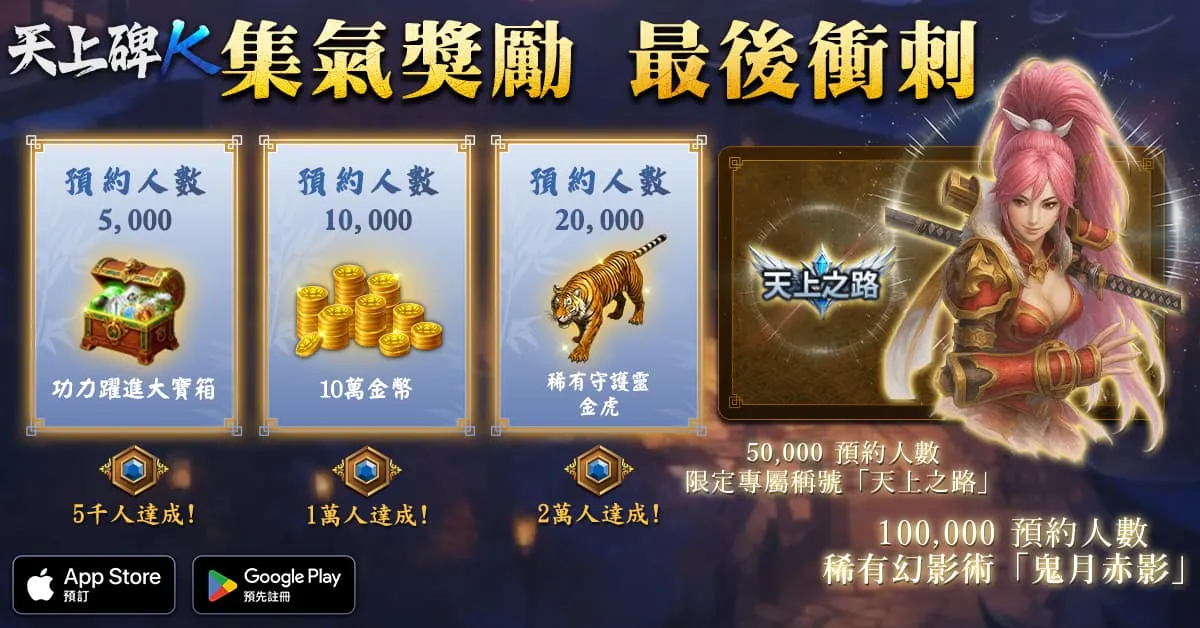 《天上碑K》雙平台商店預約全面啟動 確定 10 月 1 日上市!