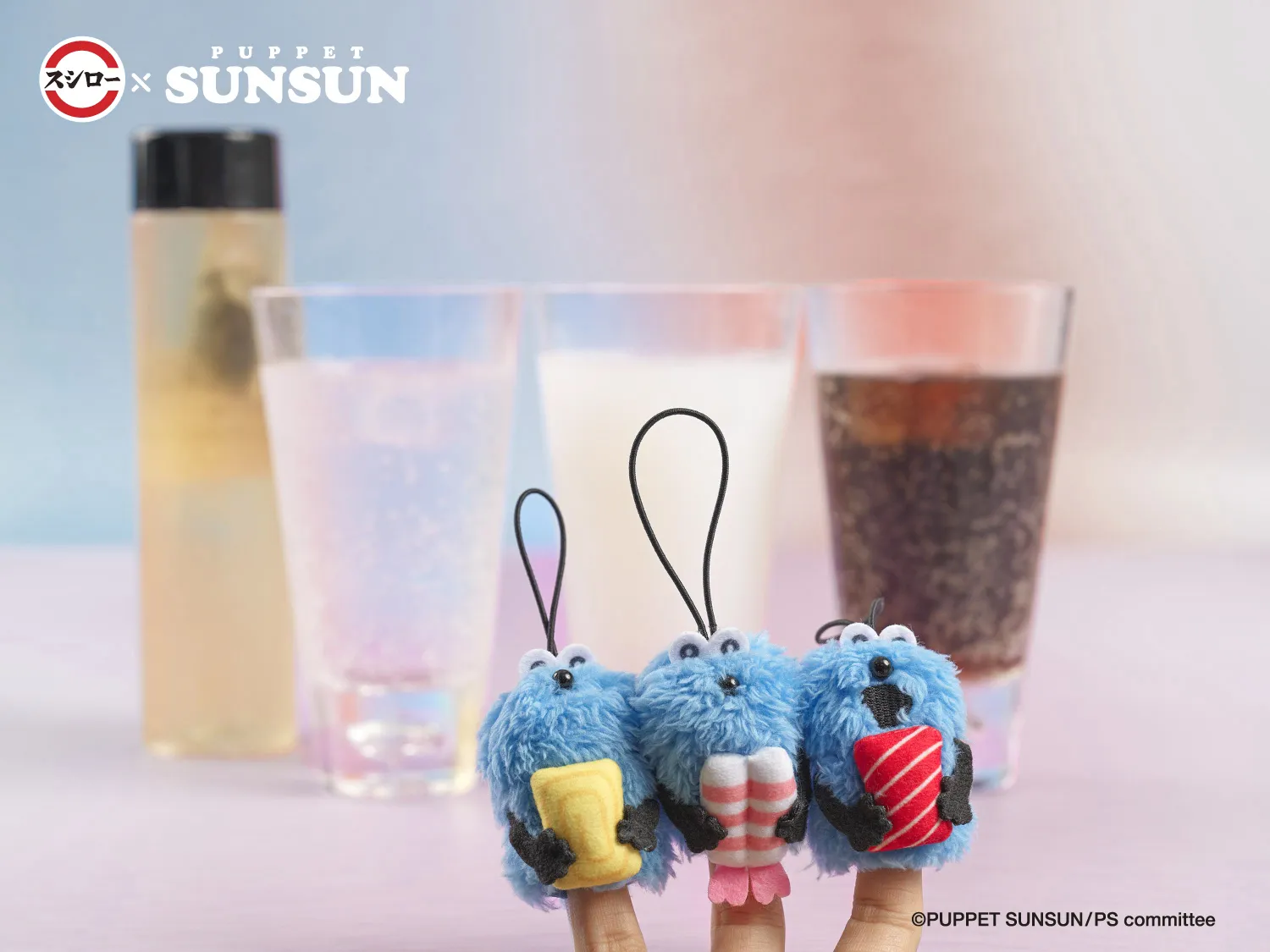【開箱】毛茸茸的 SUNSUN 來吃壽司啦!壽司郎 ×《帕比順順》聯名登場,限定餐點與抱壽司手指偶一起帶回家~