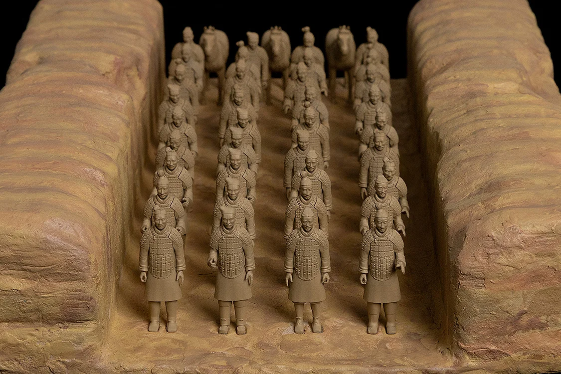 好微笑魔幻商品再貼一例 1/35比例兵馬俑模型 10/2 開放預購