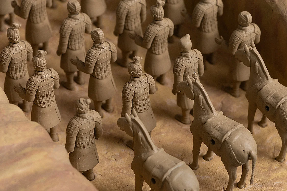 好微笑魔幻商品再貼一例 1/35比例兵馬俑模型 10/2 開放預購