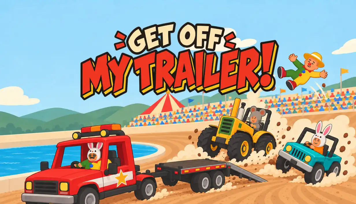 韓團隊 Plotrick 公布多人派對遊戲《Get Off My Trailer!》首支宣傳影片　Steam 商店頁面同步上線