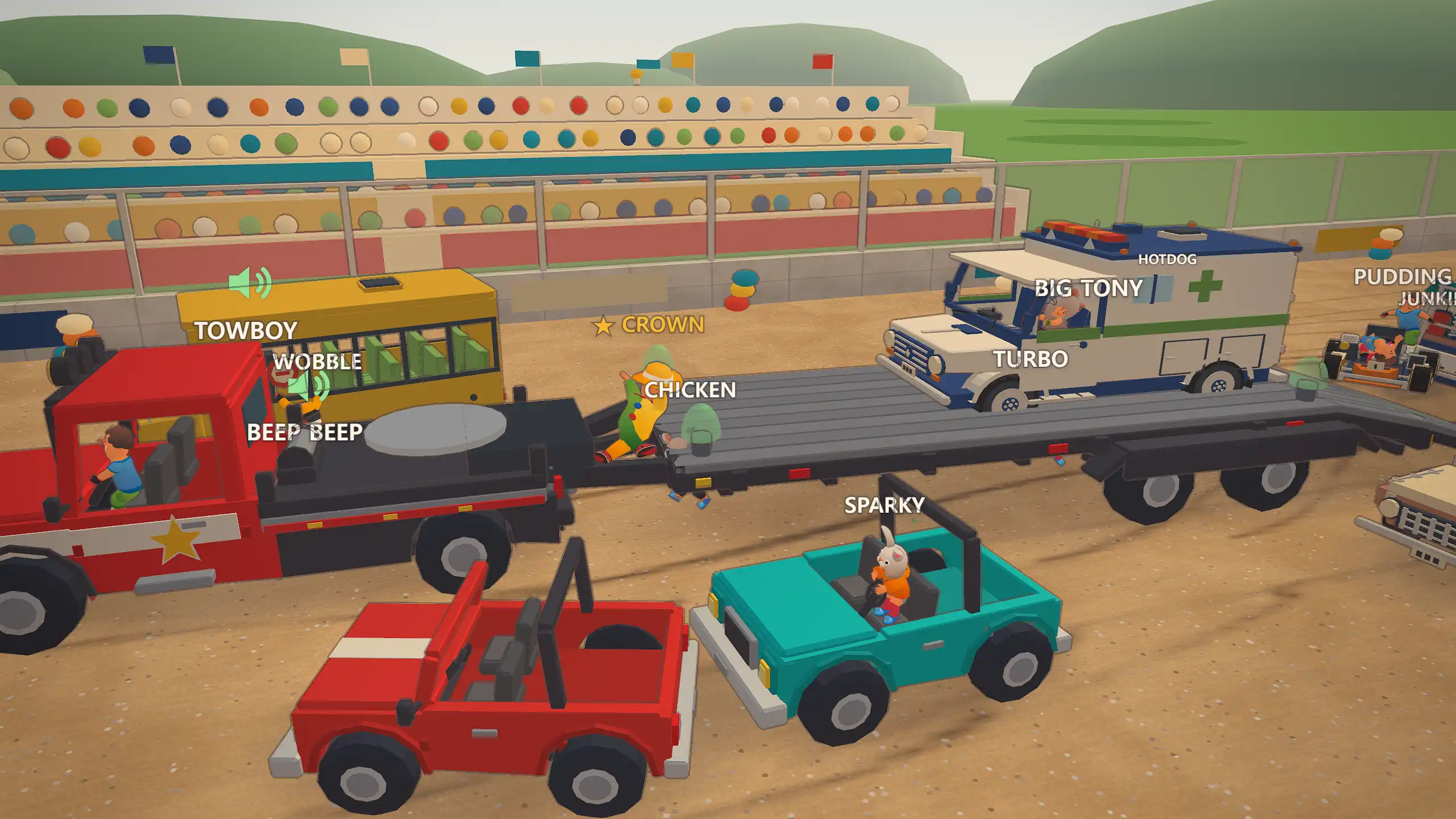 韓團隊 Plotrick 公布多人派對遊戲《Get Off My Trailer!》首支宣傳影片　Steam 商店頁面同步上線