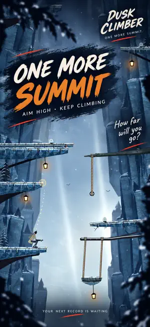 一根手指挑戰登頂!獨立攀爬遊戲《Dusk Climber》登上 iPhone 掌握跳躍與攀附節奏探索五種場景