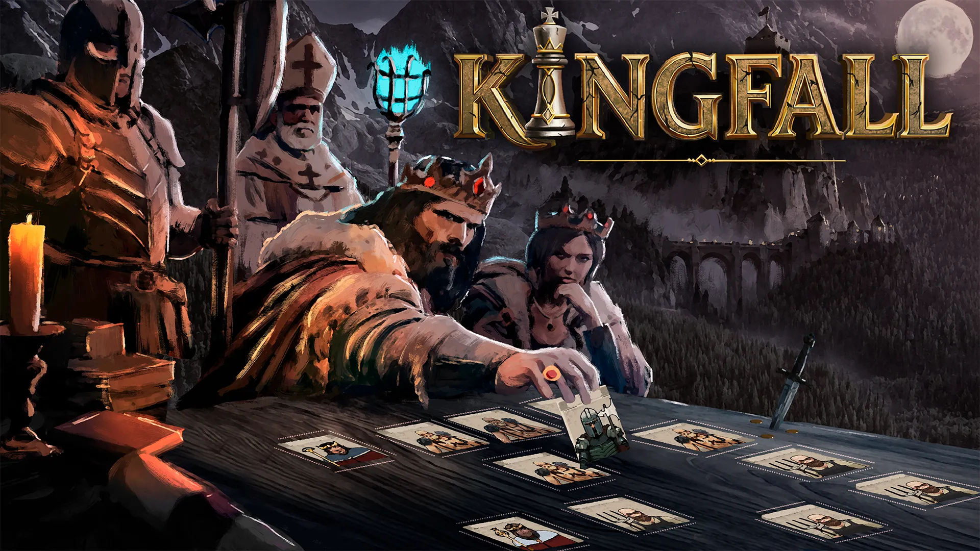 父子聯手打造 Roguelike 卡牌新作《Kingfall》　300 張卡牌結合西洋棋戰術