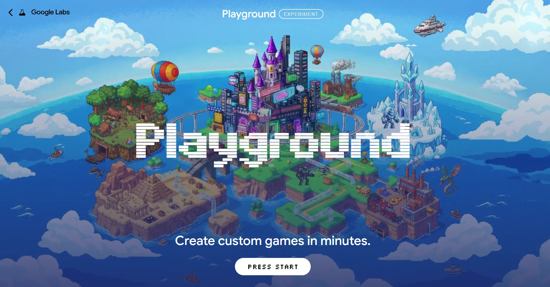 Google 攜手 Unity 推出 AI 遊戲平台「Playground」 輸入文字就能生成可玩成品