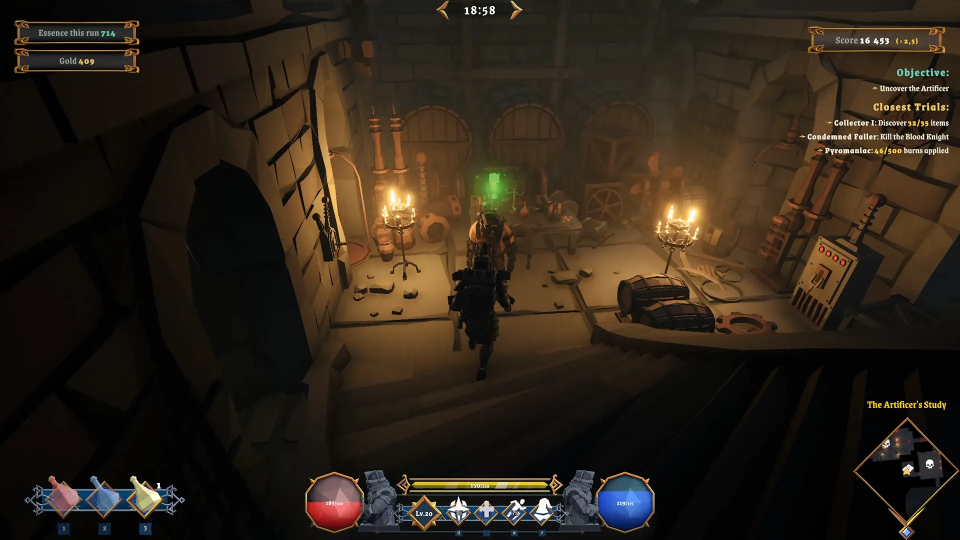 獨立 Roguelite 新作《Kazfall》開放免費試玩 25 分鐘挑戰極限生存 每次下地城都能玩出不同流派!