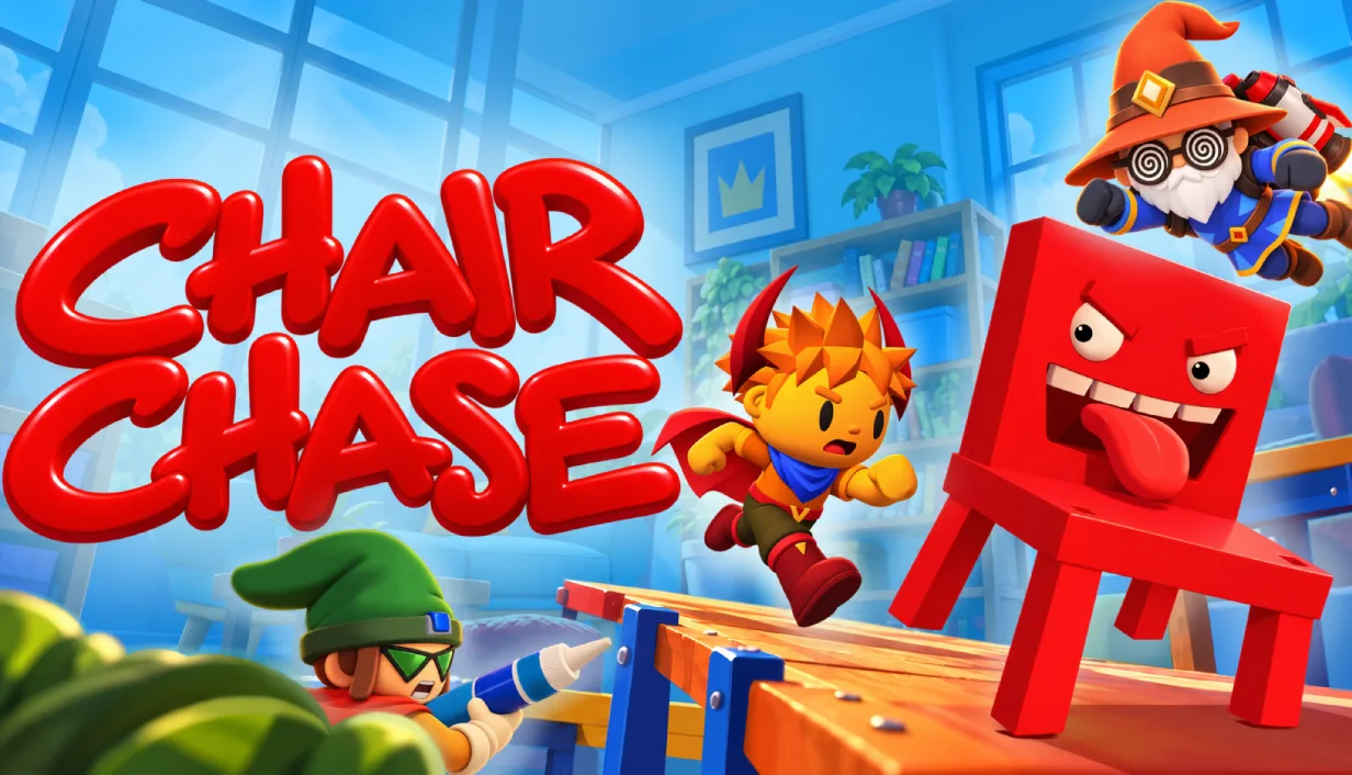 大風吹的椅子竟然會逃跑！派對遊戲《Chair Chase》11 月登場　還能用武器陷害朋友