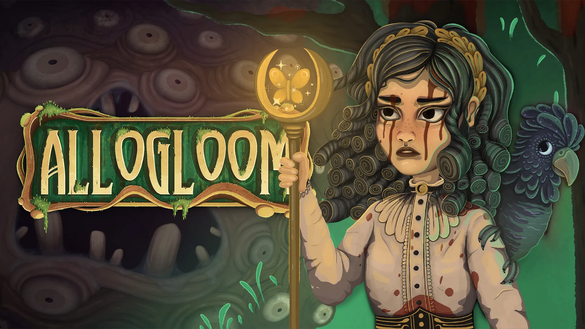 可愛手繪童話背後藏著恐怖祕密！獨立解謎新作《Allogloom》正式推出　獨立開發者一人打造詭異小鎮