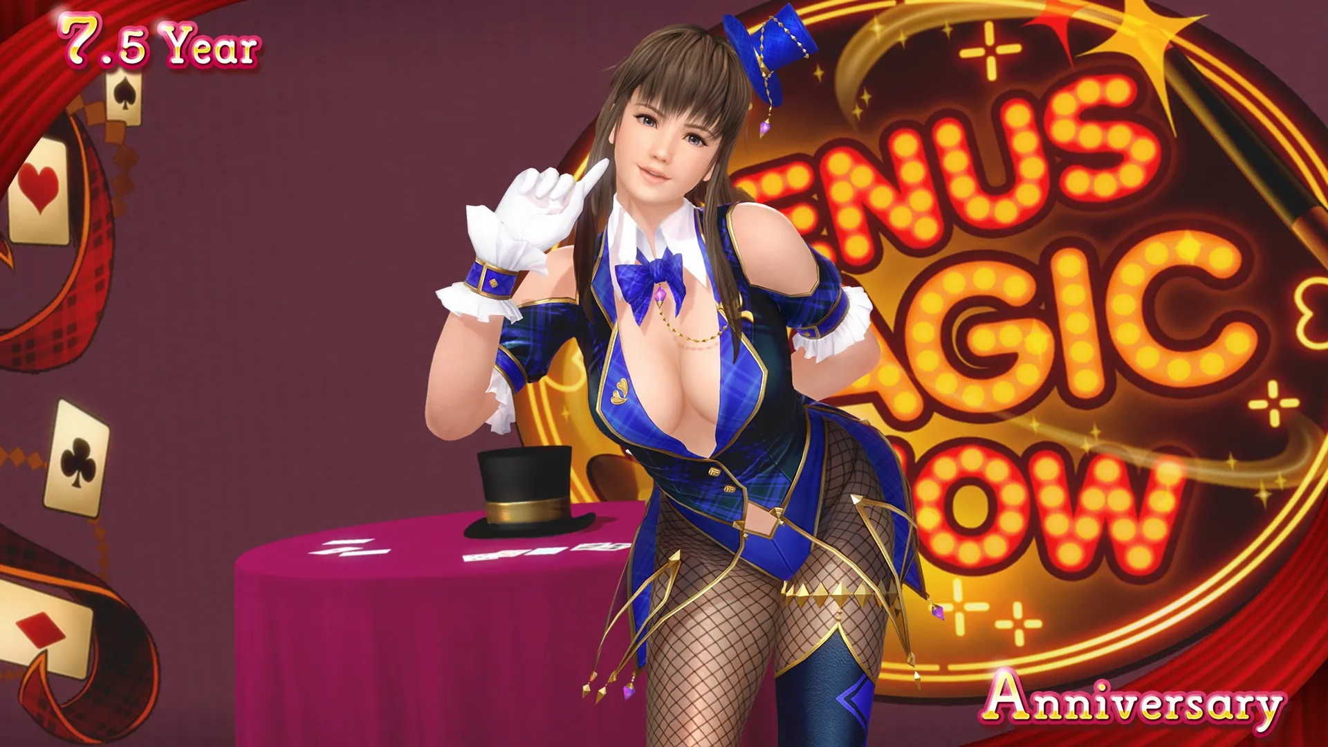 《生死格鬥：沙灘排球維納斯假期》7.5 週年活動開跑！31 位女孩換上魔術師泳裝　最多免費 70 連抽、SSR 機率提升 3 倍