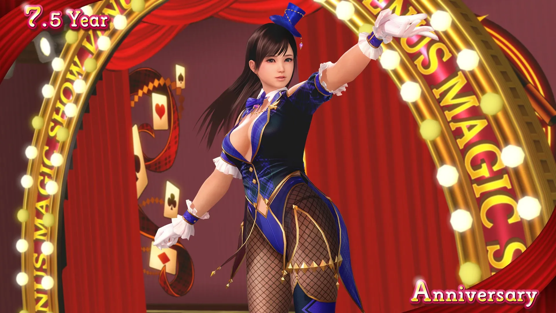 《生死格鬥：沙灘排球維納斯假期》7.5 週年活動開跑！31 位女孩換上魔術師泳裝　最多免費 70 連抽、SSR 機率提升 3 倍