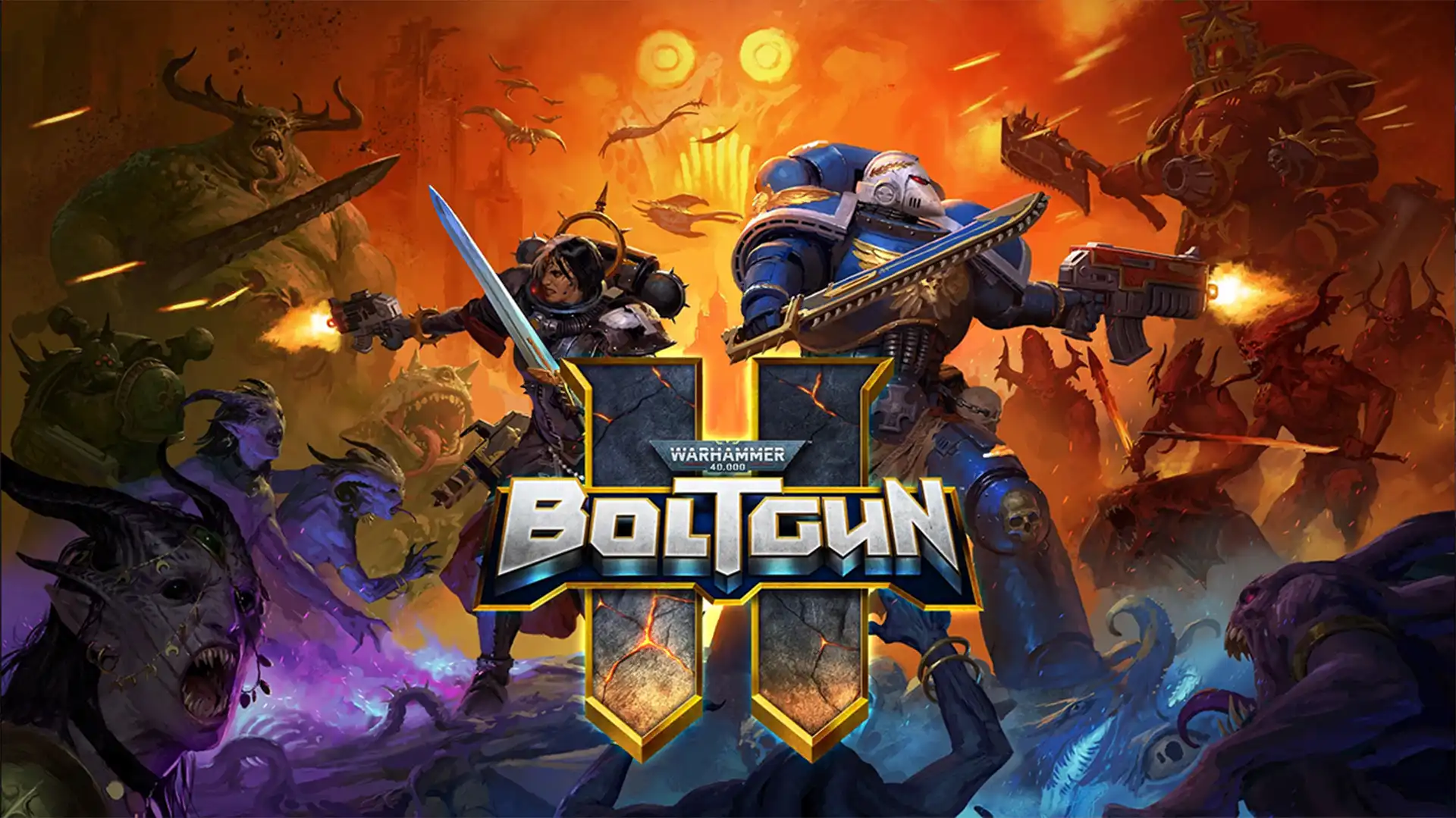 Devolver Digital 超人氣 IP 射擊遊戲《戰鎚 40,000：爆彈槍 2 Warhammer 40,000: Boltgun 2》今日正式上架 PC、PS5 和 Xbox