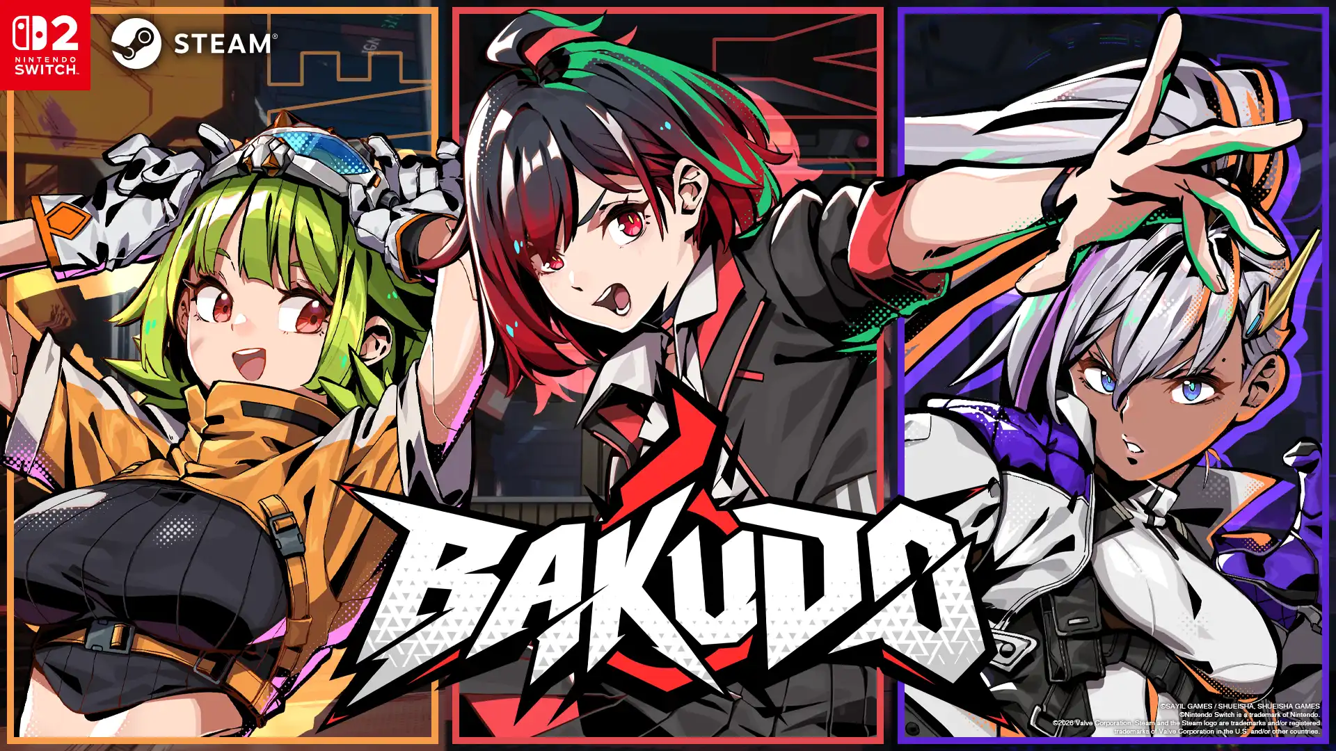 《BAKUDO》確定推出Nintendo Switch™ 2版！於「Indie World 2026.10.28」中亮相 同步公開聚焦學園生活的全新預告片 ～全新視覺、LOGO及3名主要角色情報同步解禁